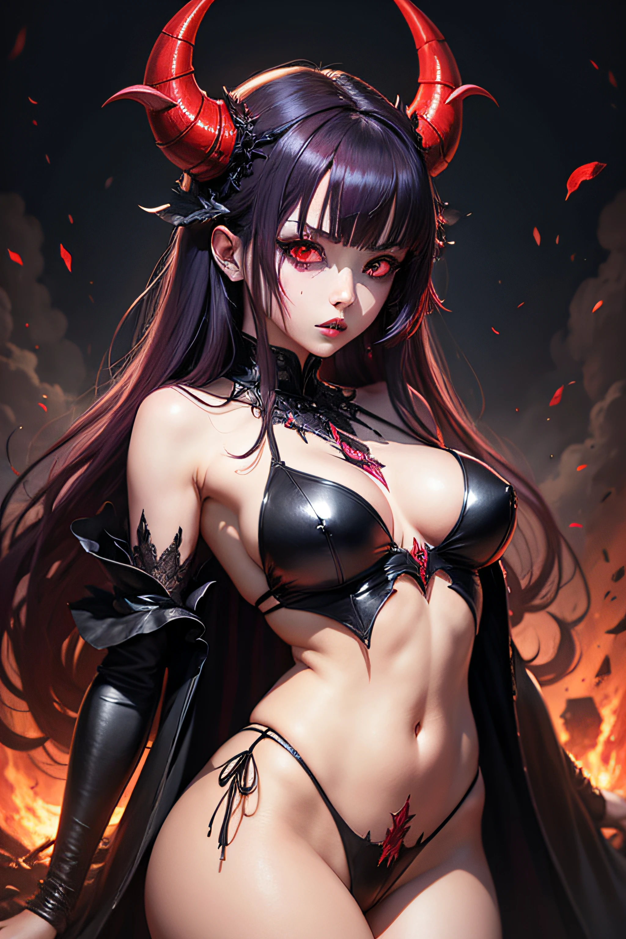 anime horror devil queen woman