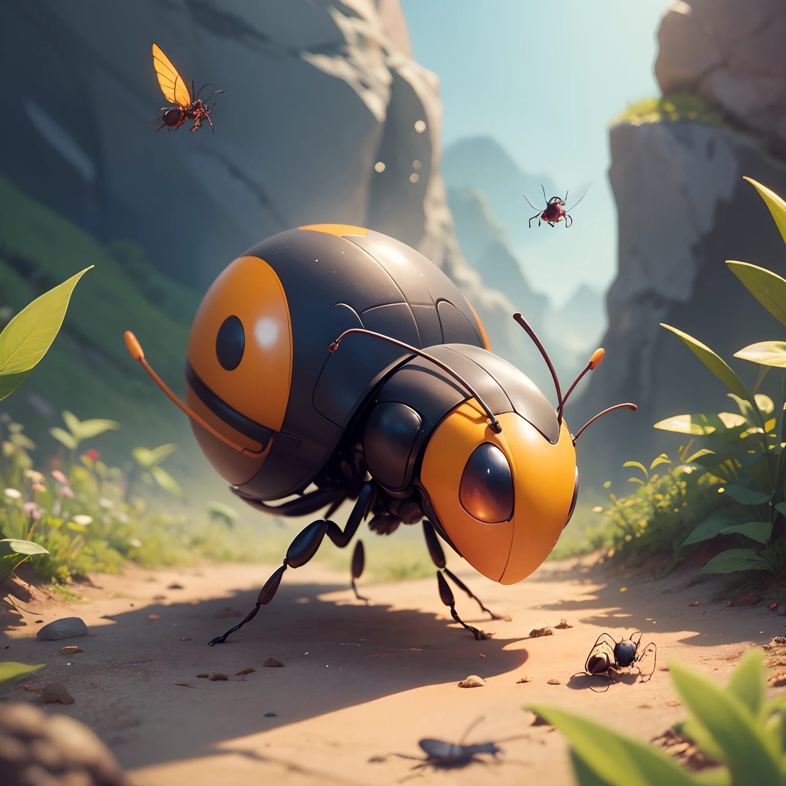 From that day on, Andy couldn't stop dreaming about flying. He talked to his ant friends about his dream, but they just laughed and said, "Ants are meant to stay on the ground, Andy. Stop dreaming and focus on your work."