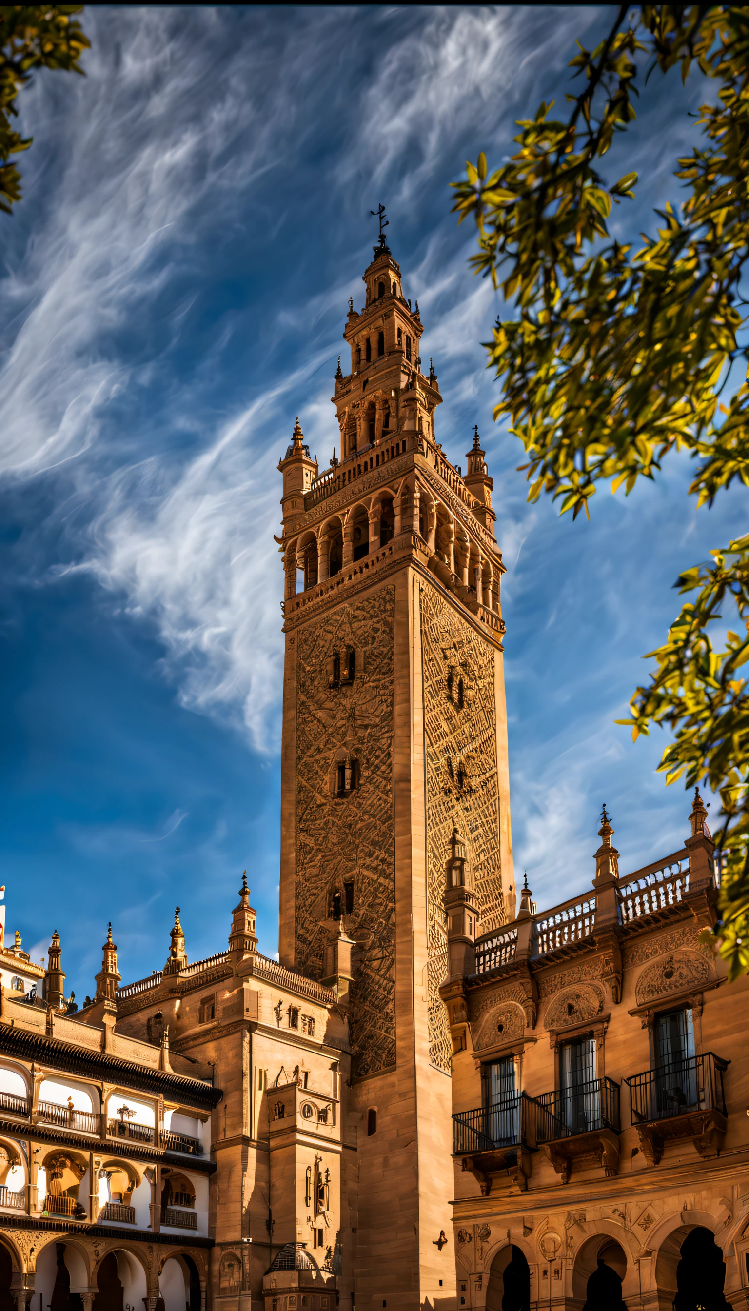 professional photography of La Giralda de Sevilla is one of the most representative and well-known elements of the Andalusian capital, standing out for its imposing beauty and currently being the most photographed monument in the city.