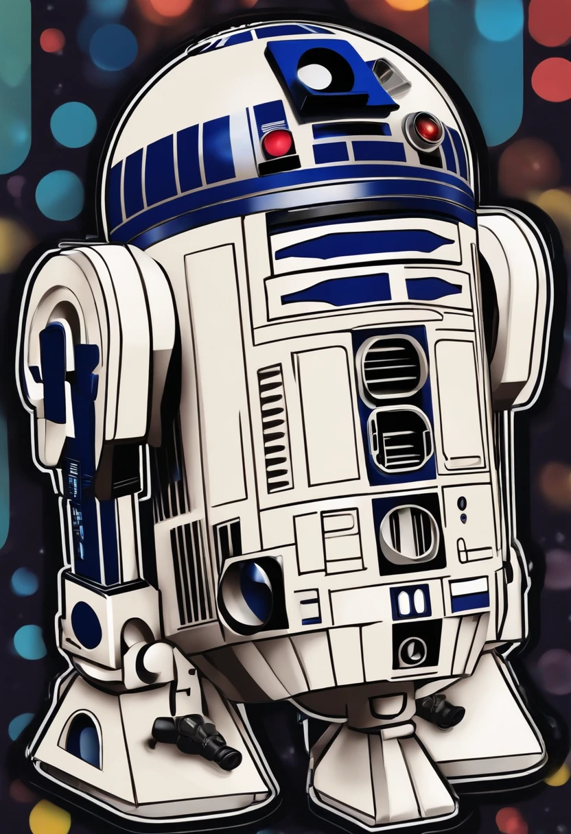 10 sticker R2D2