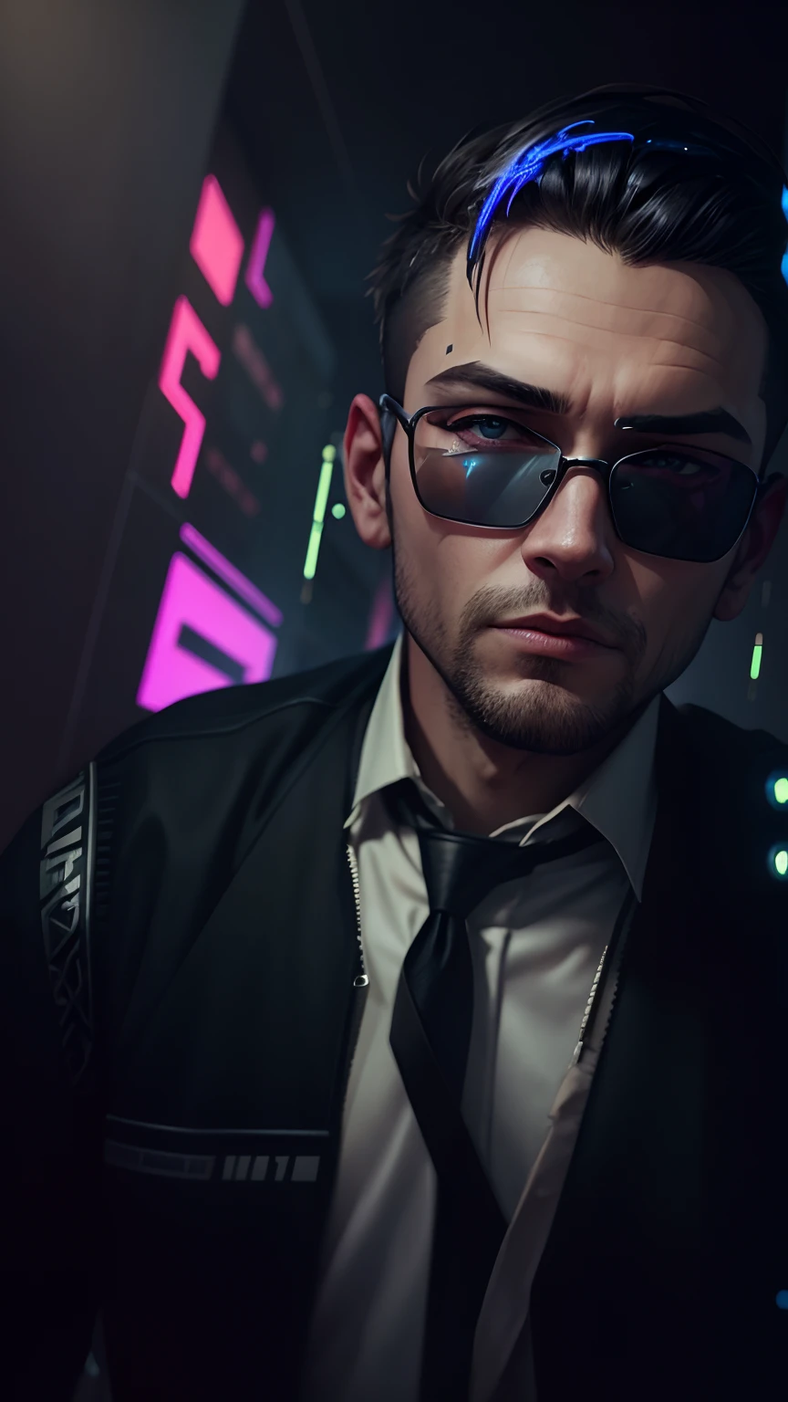 Change background and cyberpunk handsome boy relistics face 8k realistic face