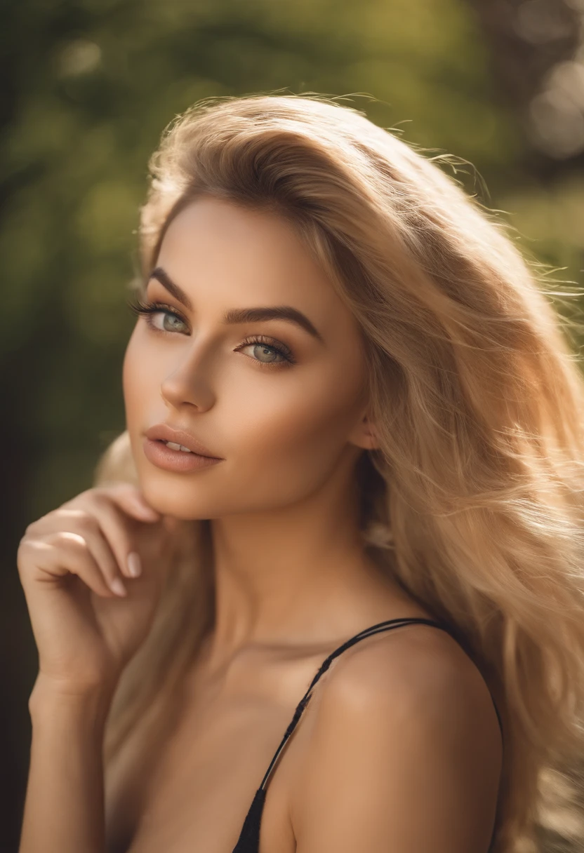woman with matching tank top and panties, fille sexy aux yeux bleus, Portrait Sophie Mudd, Portrait de Corinna Kopf, cheveux blonds et grands yeux, selfie of a young woman, ohne Maquillage, maquillage naturel, Look directly into the camera, Visage avec Artgram, dezentes Maquillage, Superbe photo du corps entier, dans la chambre, Gros seins, Blonde, latina