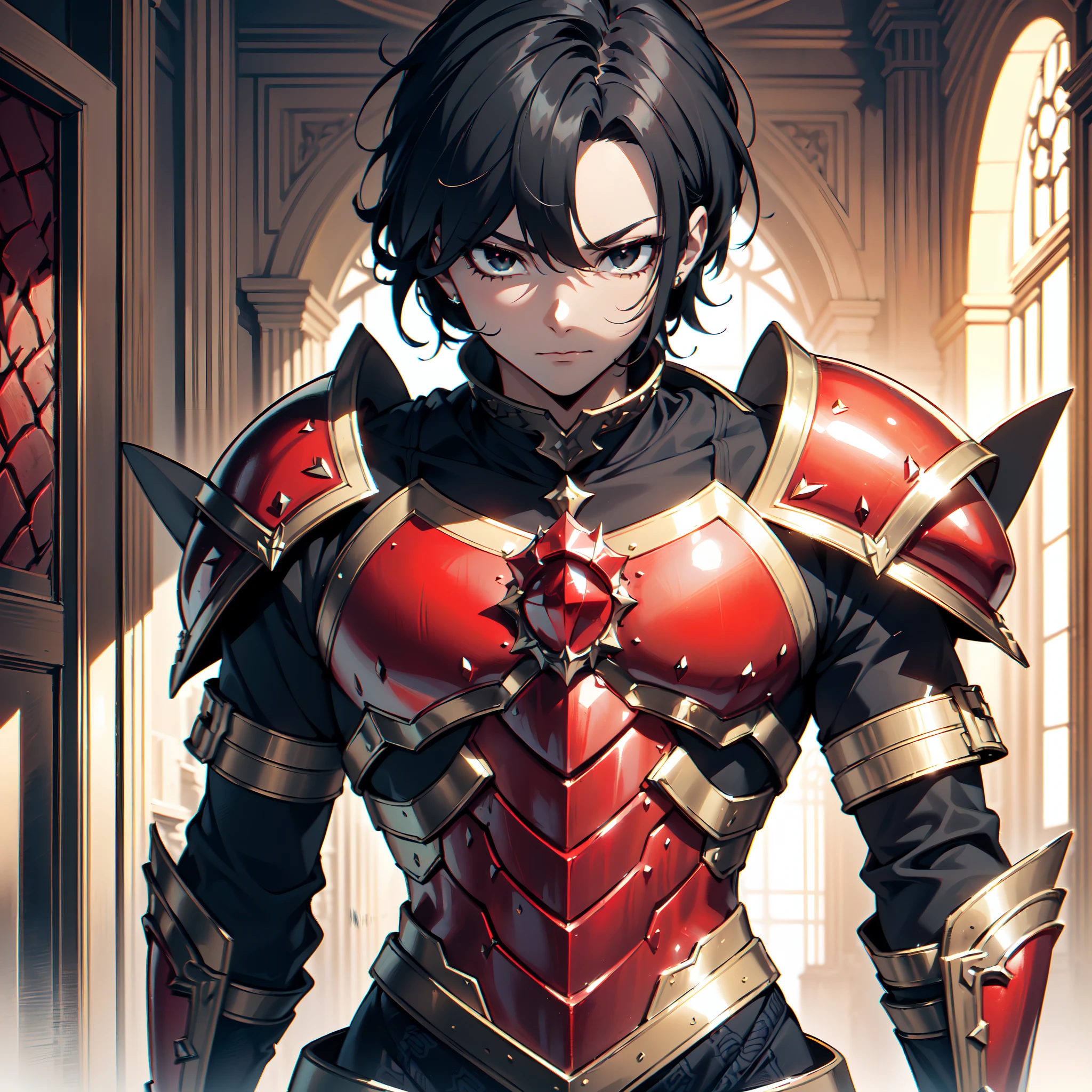 128K Ultra High Definition,
128K Ultra High Quality,
128K Ultra High Resolution,
Best Definition,
Best Quality,
Best Resolution,
Perfectly Detailed,
Perfectly Designed,
Extremely Detailed,
Extremely Designed,
Hyper Detailed,
Hyper Definition,
Hyper Quality,
Hyper Resolution,
Masterpiece,
(((Anime))),
Body Shot,
(((Boy))),
Handsome,
Muscular Body,
(((Hyper Detailed & Perfectly Designed Black Short Hair))),
(((Hyper Detailed & Perfectly Designed Black Eyes))),
(((Hyper Detailed & Perfectly Designed Red Ruby Armor Plates))),
(((Hyper Detailed & Perfectly Designed Baron Armor))),
(((Inside Of Medieval Royal Palace Background Scenery))),