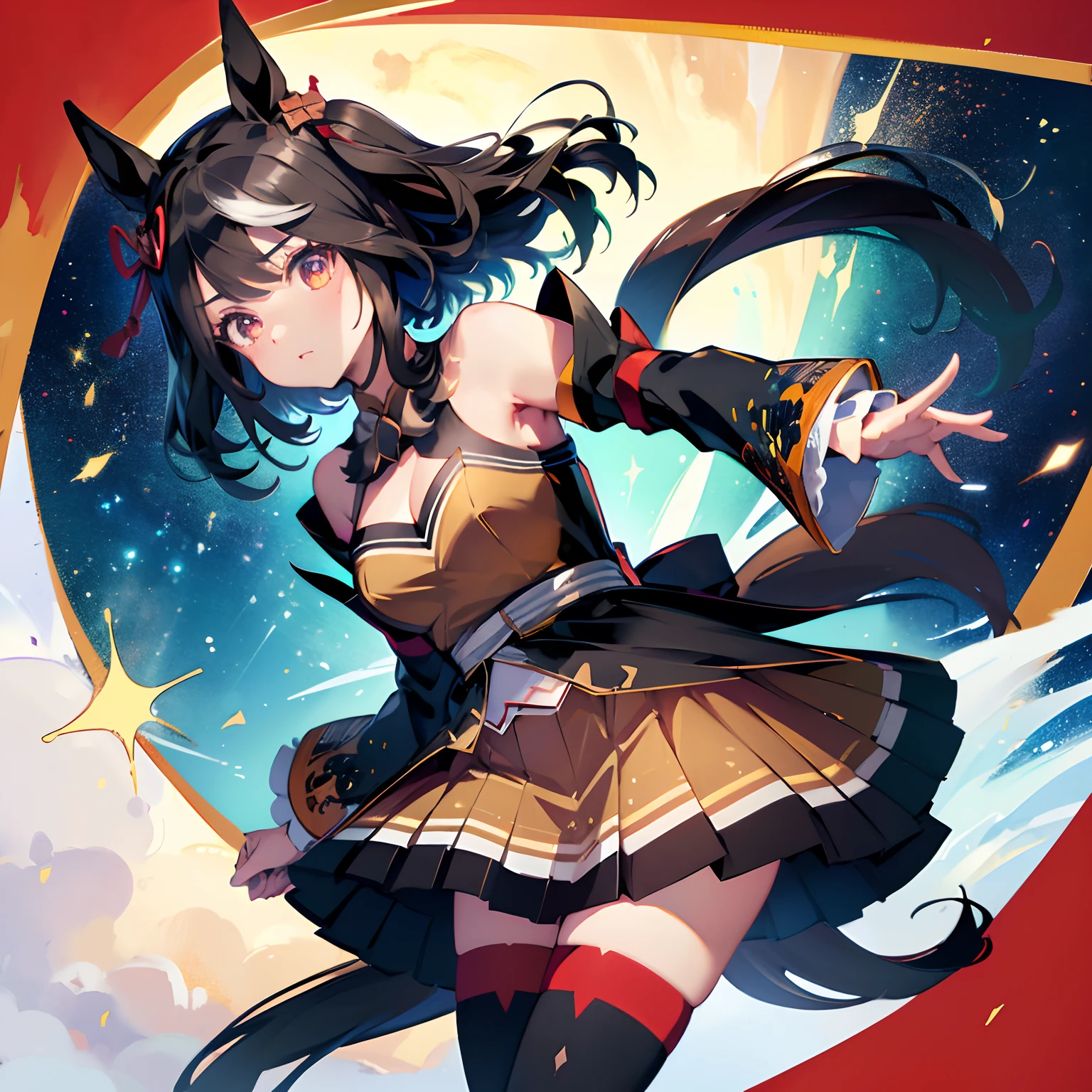 Anime girl with cat ears and cat tail holding glowing balls, Anime art wallpaper 8k, anime art wallpaper 4k, anime art wallpaper 4k, anime style 4 k, anime moe art style, anime wallpaper 4k, anime wallpaper 4 k, official artwork, anime wallpaper, nightcore, Light Novel Cover Art, 4k anime wallpaper、Fancy effects、Fantastical、Functional