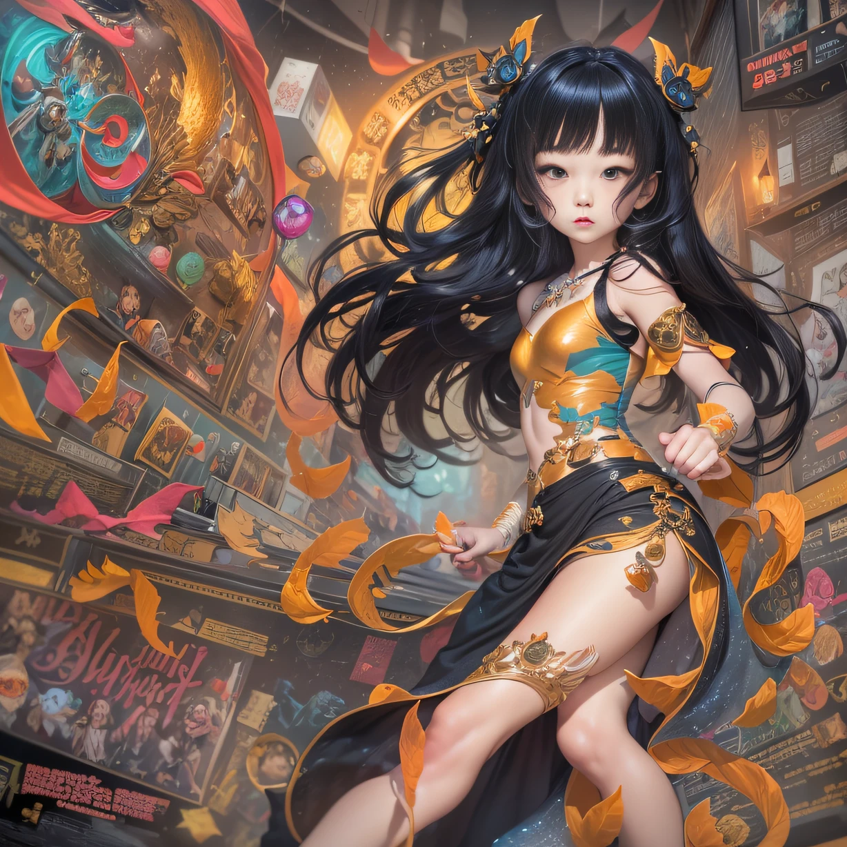 an ancient Chinese goddess, guanyin of the southern seas, Guanyin, Inspired by India, Avalokiteshvara Bodhisattva Phoenix,,Serene expression,shui mo hua,Buddha,Buddhist,Lotus,Chinese painting style,Thangka style, (nsfw: 2.0), sexual intercourse, intercourse, Meditate, yoga, (full body: 2.0), lotus, zen
