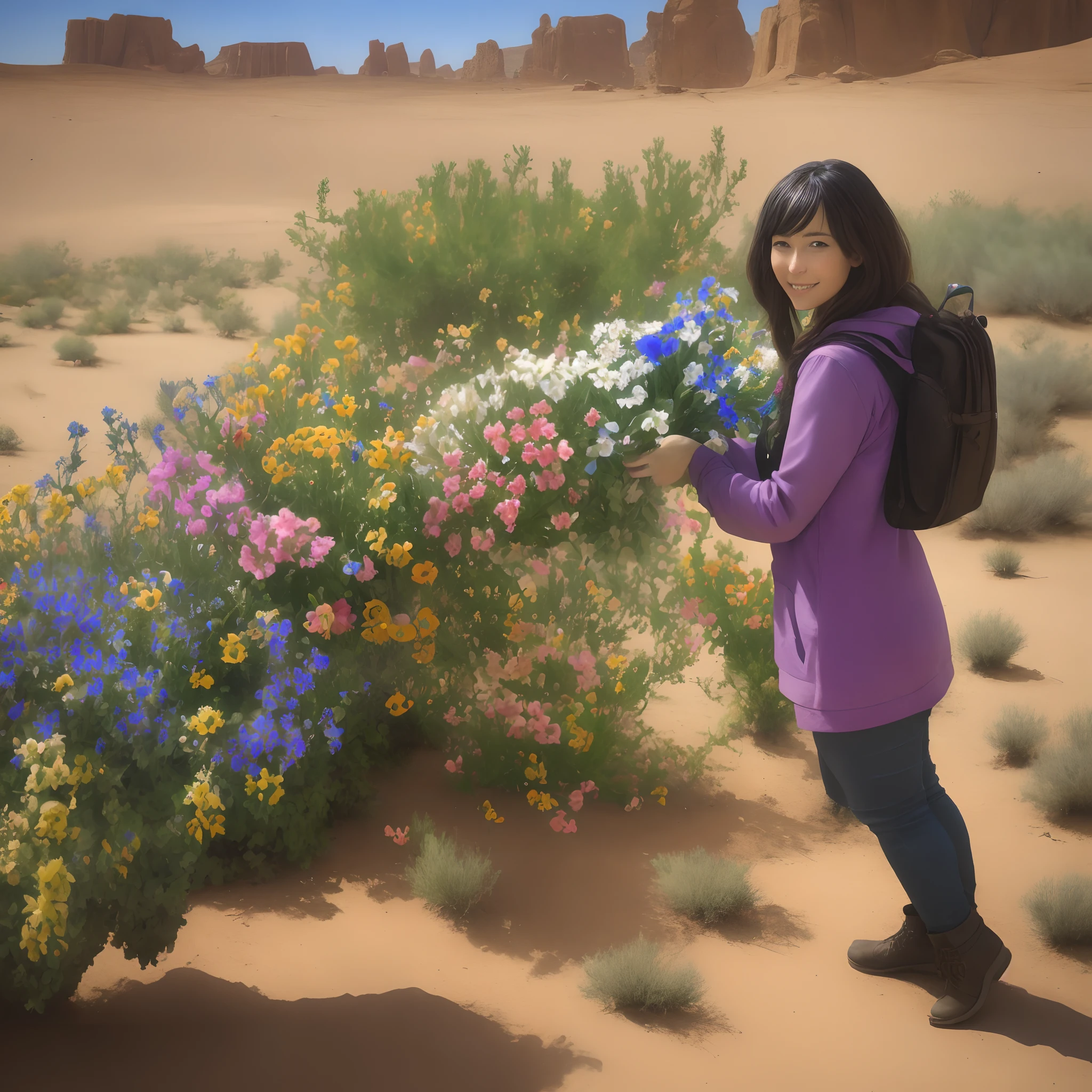 The only flower grower in the desert