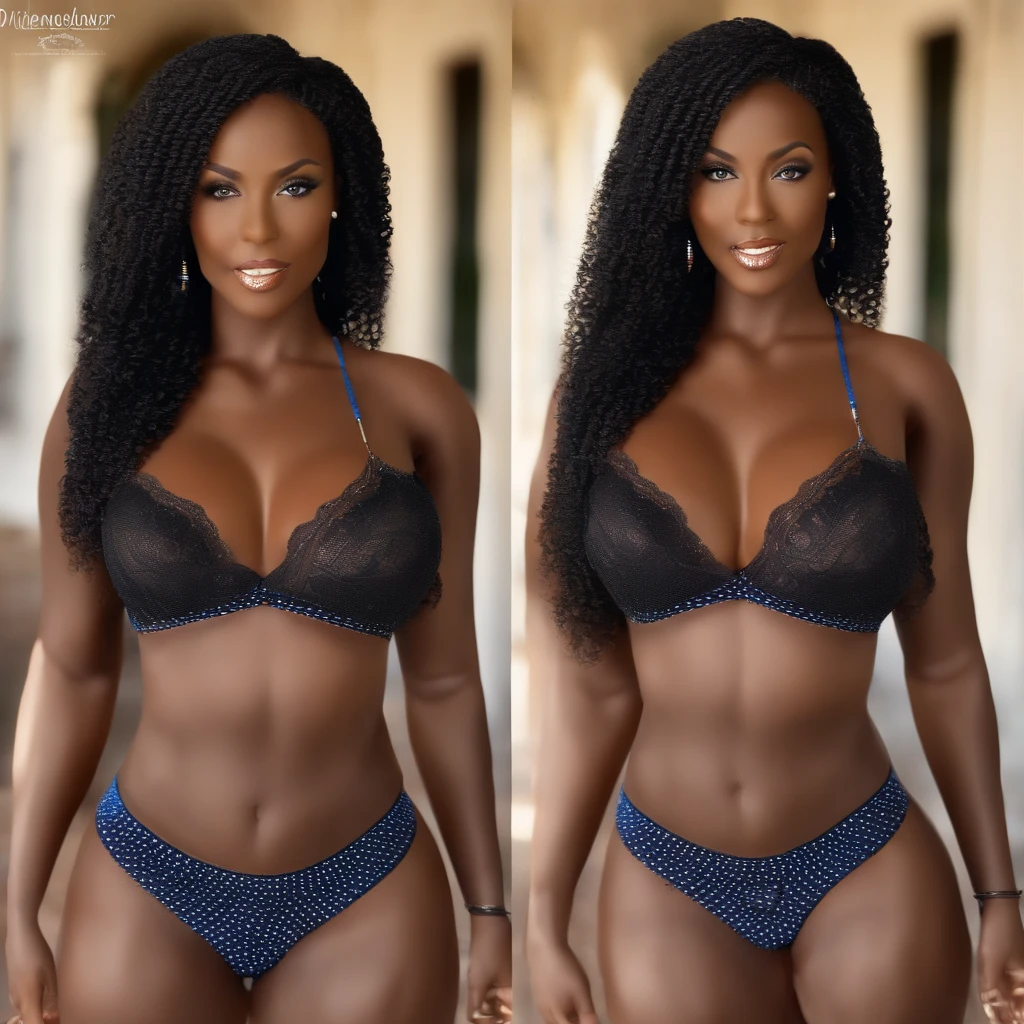 Real photo of a beautiful 40-year-old black woman, avec un foulard bleu, Porter une robe kente, Female,Femme noire, seulement, huge breasts, charme, realistic skin, realistic face, sauvage, autoritaire, Berceau, Accroupi, legs apart, (sexy lingerie ), lingerie noire, (Lingerie transparente), lingerie en dentelle, (Breasts and vaginal labia are visible through underwear: 1.5), and the areolas are clearly visible: 1.3), cheveux long couleur caramel , Excited, provocateur, extase(beautiful detailed  eyes), (Best quality), (super detailed),  , (wallpaper), , seulement, (pose dynamique), 1 , 60 Jears vieille femme noire,chaise noire, , heterochromic eyes, small moles under the eyes,  , seins moyens, longues jambes, (Orteils de chameau),