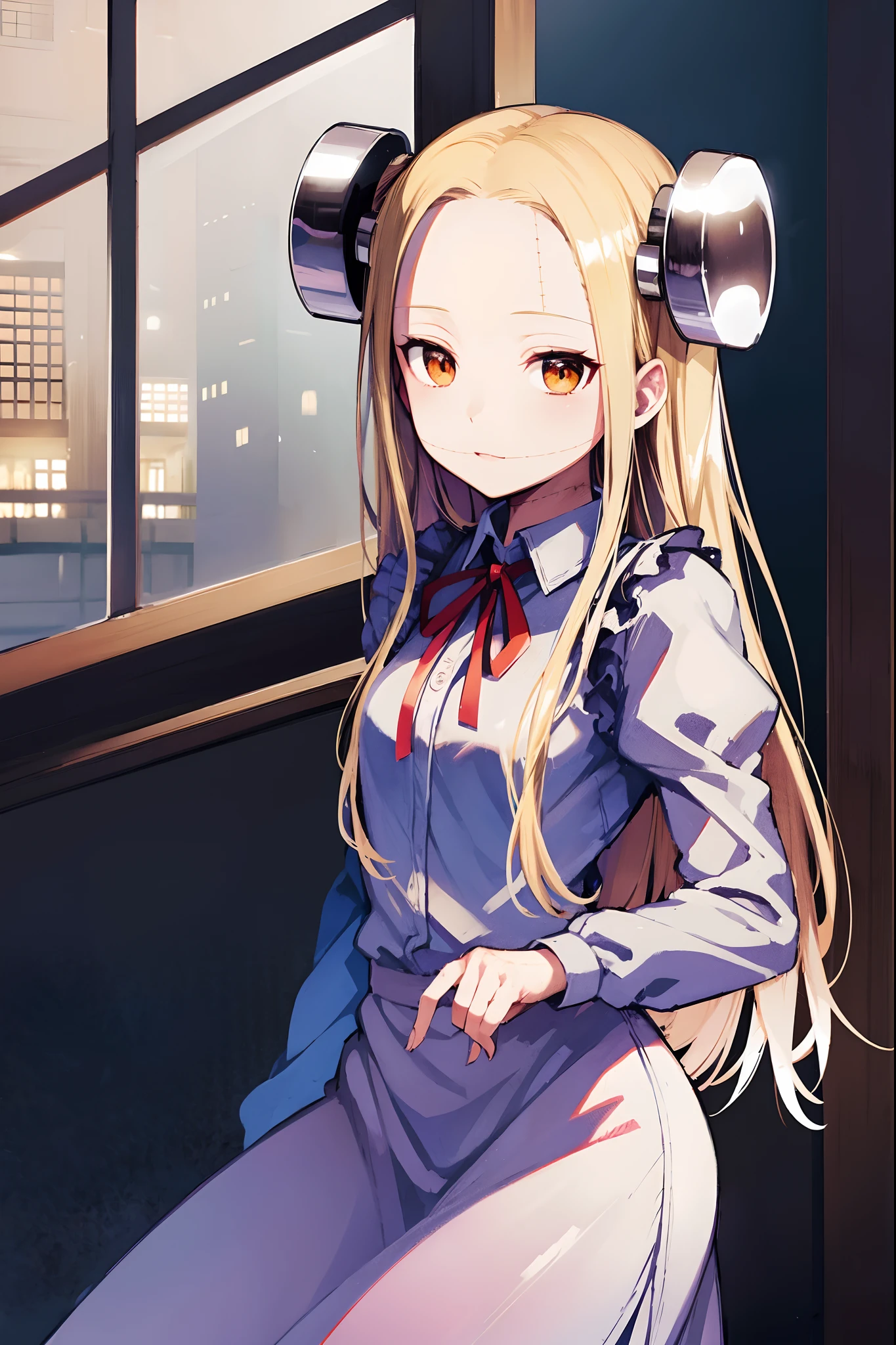 madaraki_fran, mansion, maid uniform