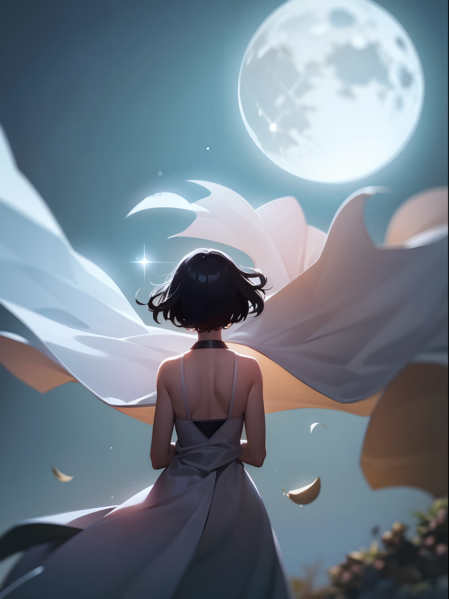 You say the moon is beautiful to mischief
Much more beautiful than the moon