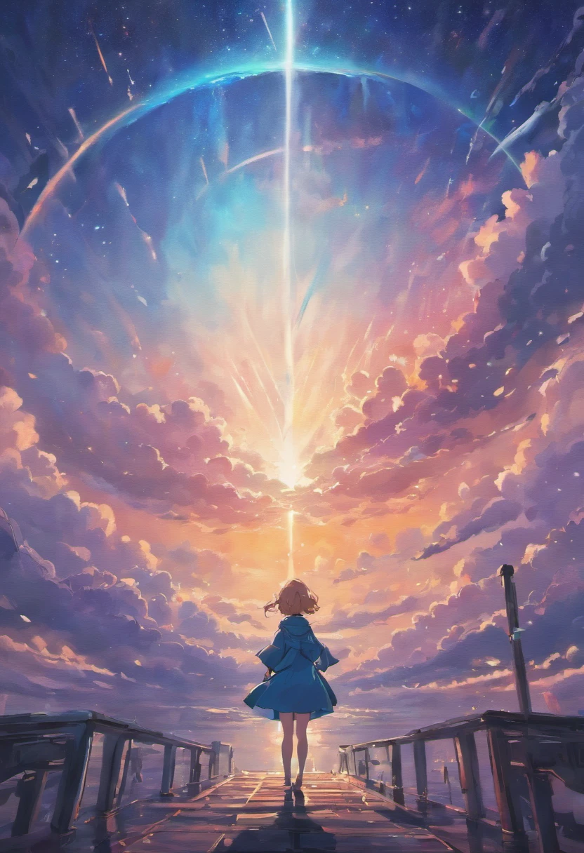 A large whale in the sky before the full moon,Makoto Shinkai Cyril Rolando, Anime art wallpaper 4k, Anime art wallpaper 4 K, Anime art wallpaper 8 K, Cosmos Sky. By Makoto Shinkai, Inspired by Cyril Rolando, in the style dan mumford artwork, Amazing wallpapers, By Yuumei, White hair