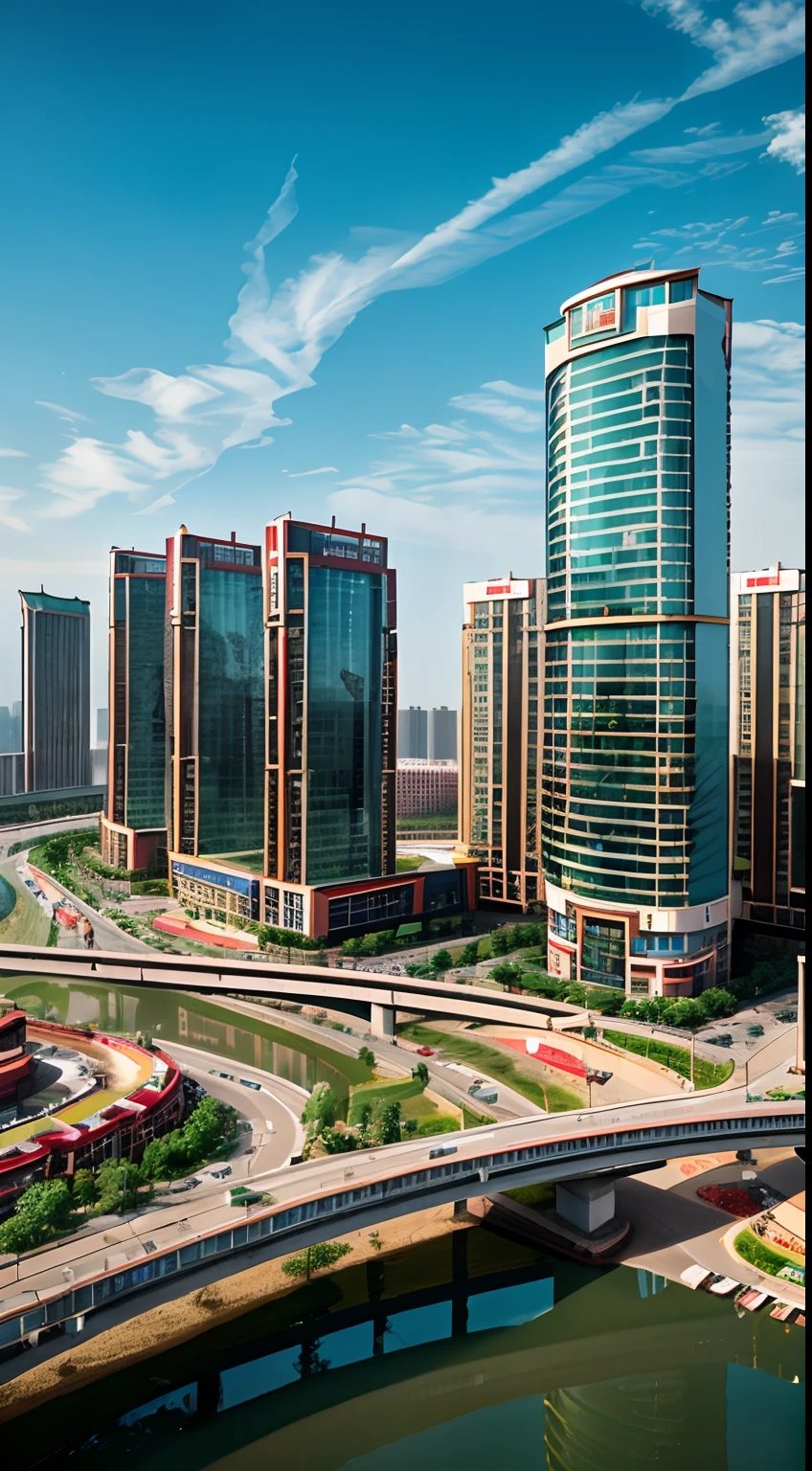 Urban revitalization in Liaoning Province,Realiy,photographrealistic,4K