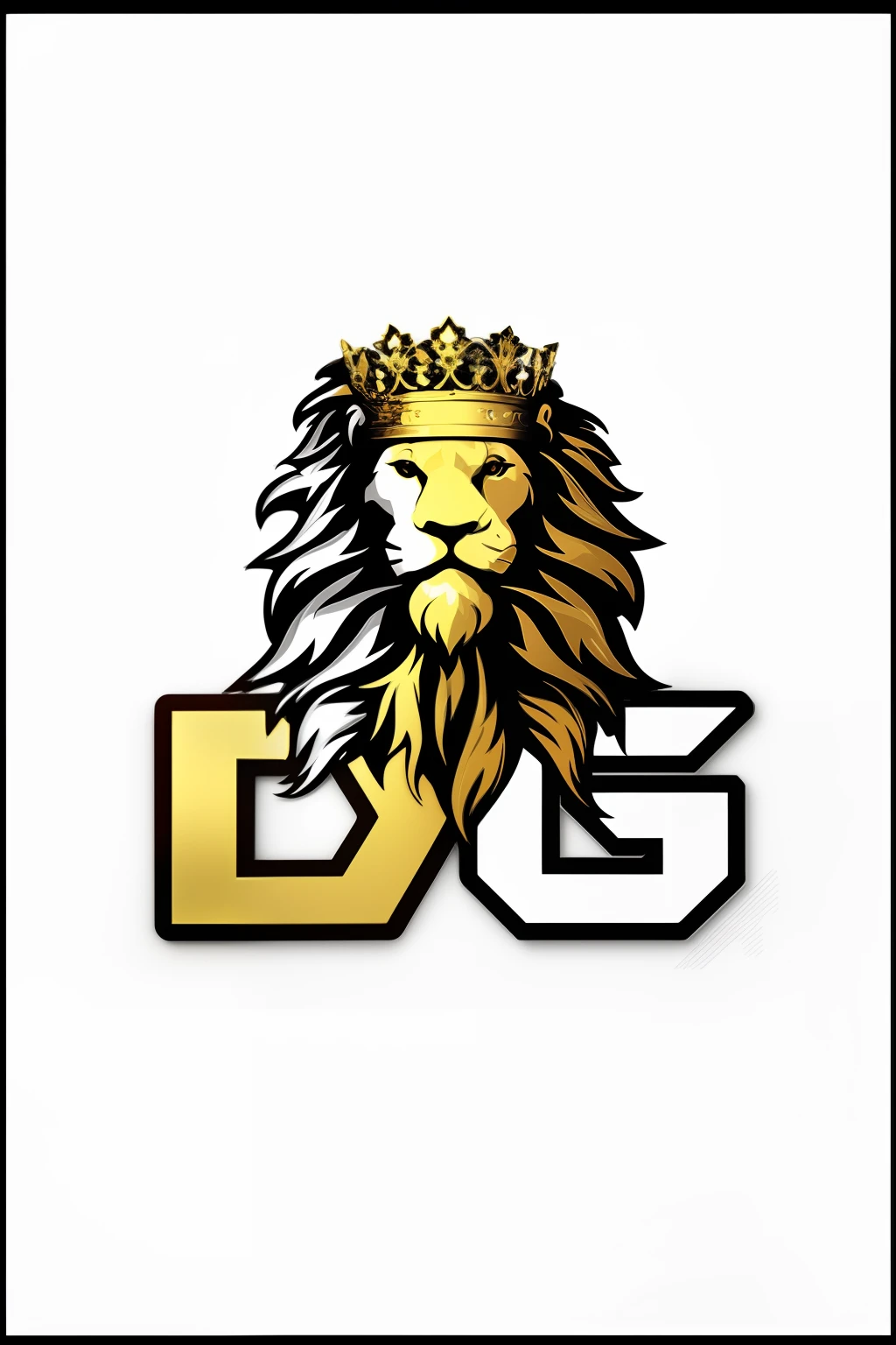 an image of a lion with a crown on its head, Trend in GC society, online casino logo, 2DCG, Desconfiado, lion with crown, CGSetnation, arte digtal, Directed by: Derek Zabrocki, CGSsociery, CG Charts, 3 DCG, 3DCG, deviantart artstation cgscosiety, devianart e CGSetnation