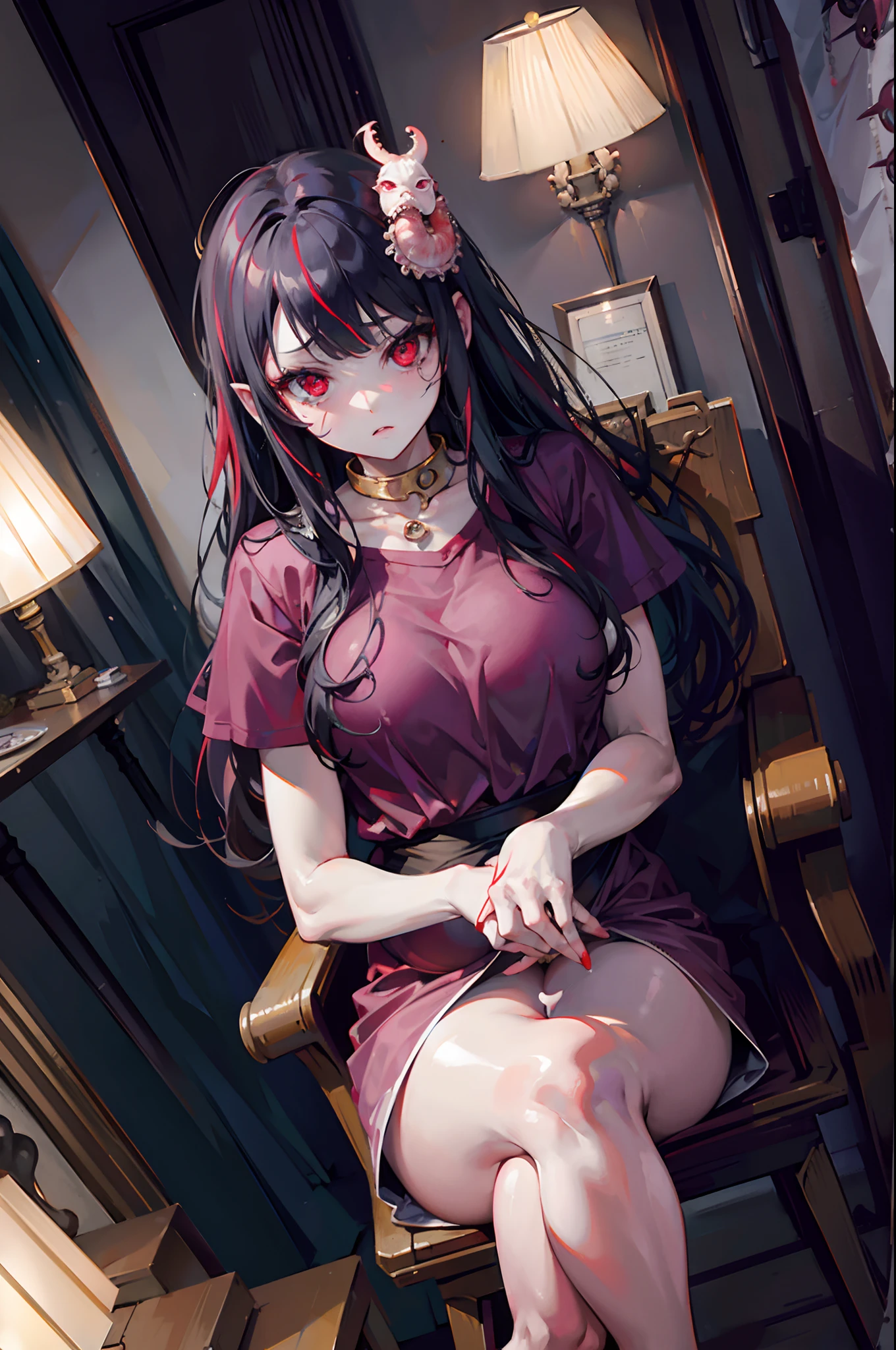 White hair, Red eyes, Long hair, , exposed , Messy clothes, Super big breasts, super gigantic breasts, Octopus infested, Medusa, Serpentine Demon Queen, Dry and cool, Pregnant belly, Long hair, Zombies vomit blood, many hands, multi leg, Leprechaun, large mouth, multi leg, Eight-legged octopus, Octopus Goblin, Urinary incontinence, Young girl zombie，Pregnant belly
