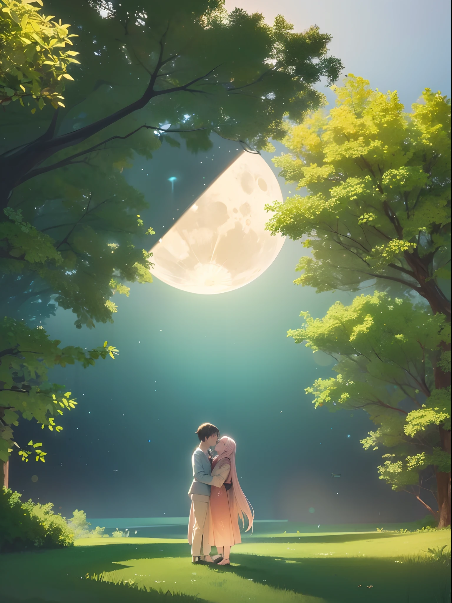 masutepiece, Best Quality, (Very detailed CG Unity 8K wallpaper) (Best Quality), (Best Illustration), (Best Shadows) Vibrant colors, natural beauty, Ultra Detailed - V6 You say the moon is beautiful to mischief
Much more beautiful than the moon
Kiss that it's okay to die in mid-autumn
With you who don't even know Soseki