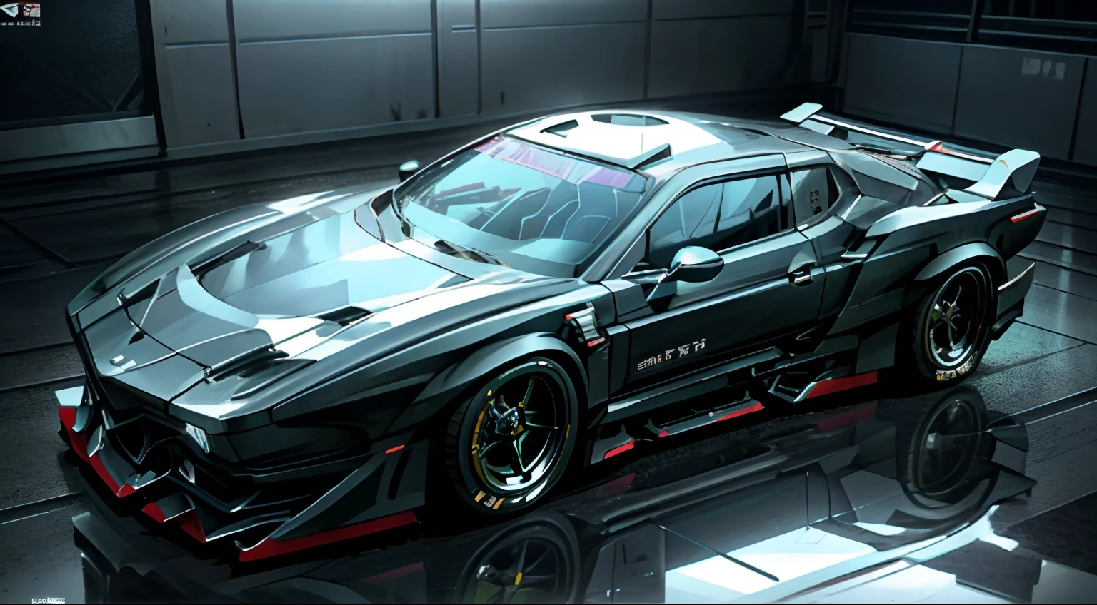 style of anime4 K, Badass anime 8 K, digital cyberpunk anime, anime cyberpunk, octane cgsociety, Anime vehicle concept, cyberpunk anime, cyberpunk anime, cyberpunk anime, Ross Tran 8 K, Digital cyberpunk - anime, Sports cars，racer，Hyper-realistic rendering