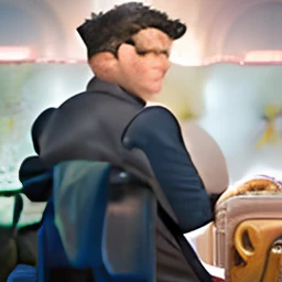 Drawing, ultra realistic, 8k, extremely detailed, in the best quality, a  man of 17 yearng in an armchair, with sad and thoughtful countenance.