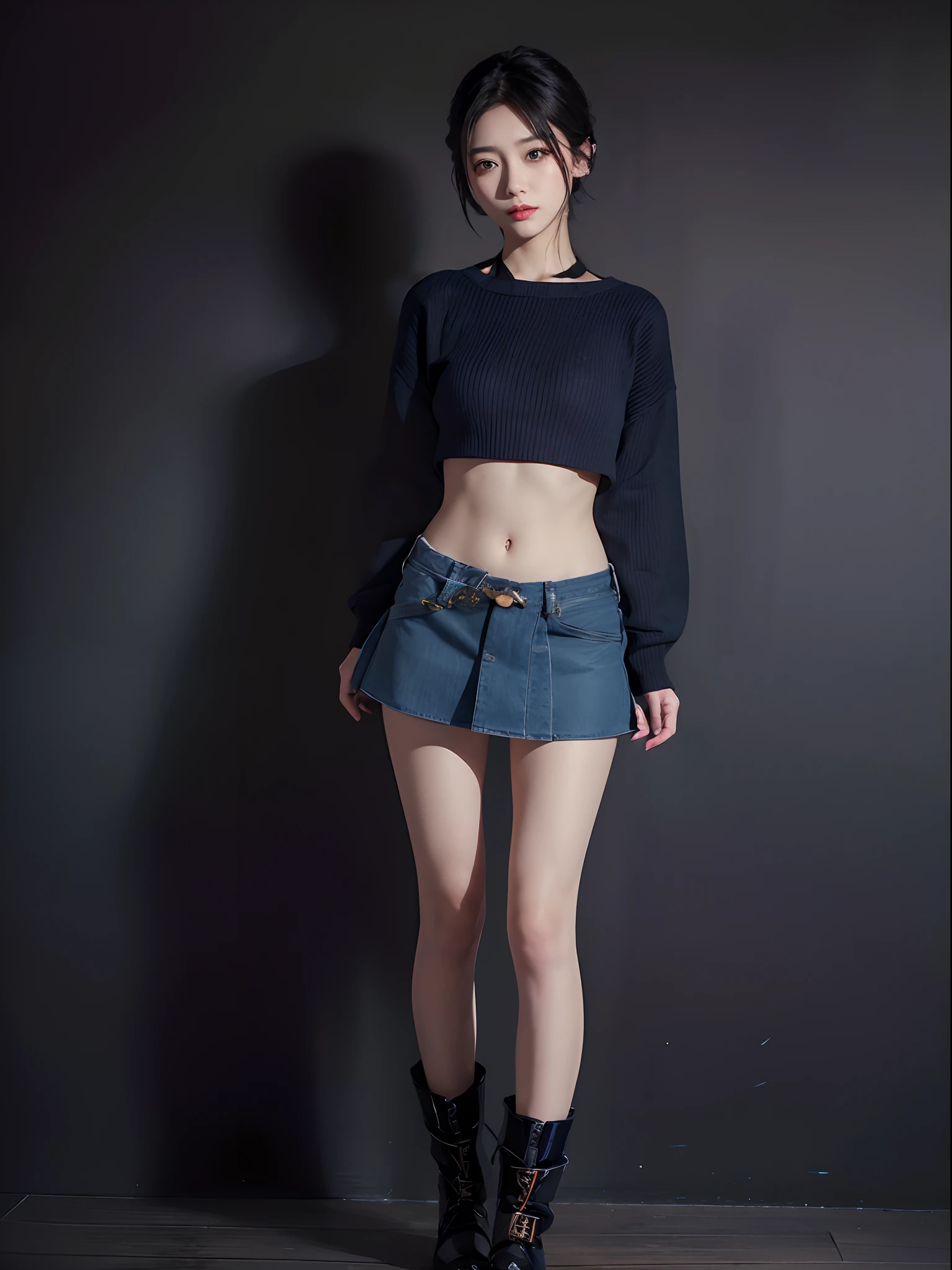 (masuter piece:1.3)、(8K、Photorealsitic、Raw photography、top-quality: 1.4)、(1girl in)、beautiful countenance、(Lifelike face)、(A dark-haired、Long)、
Beautiful hairstyle、realisticeyes、Beautiful details、（real looking skin）、Beautiful skins、absurderes、enticing、超A high resolution、A hyper-realistic、high-detail、the golden ratio、