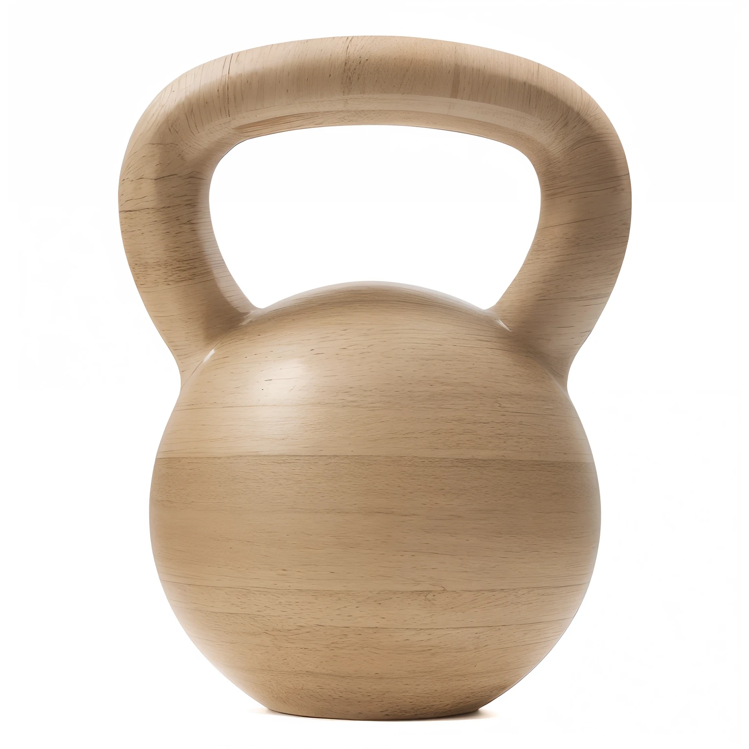 kettlebell de madeira