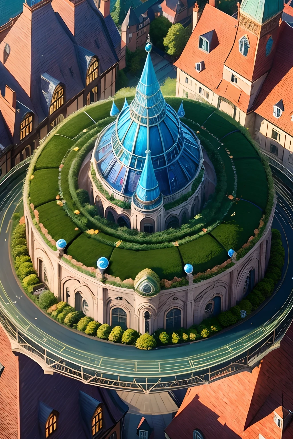 Fairy ring magical glory rooftops