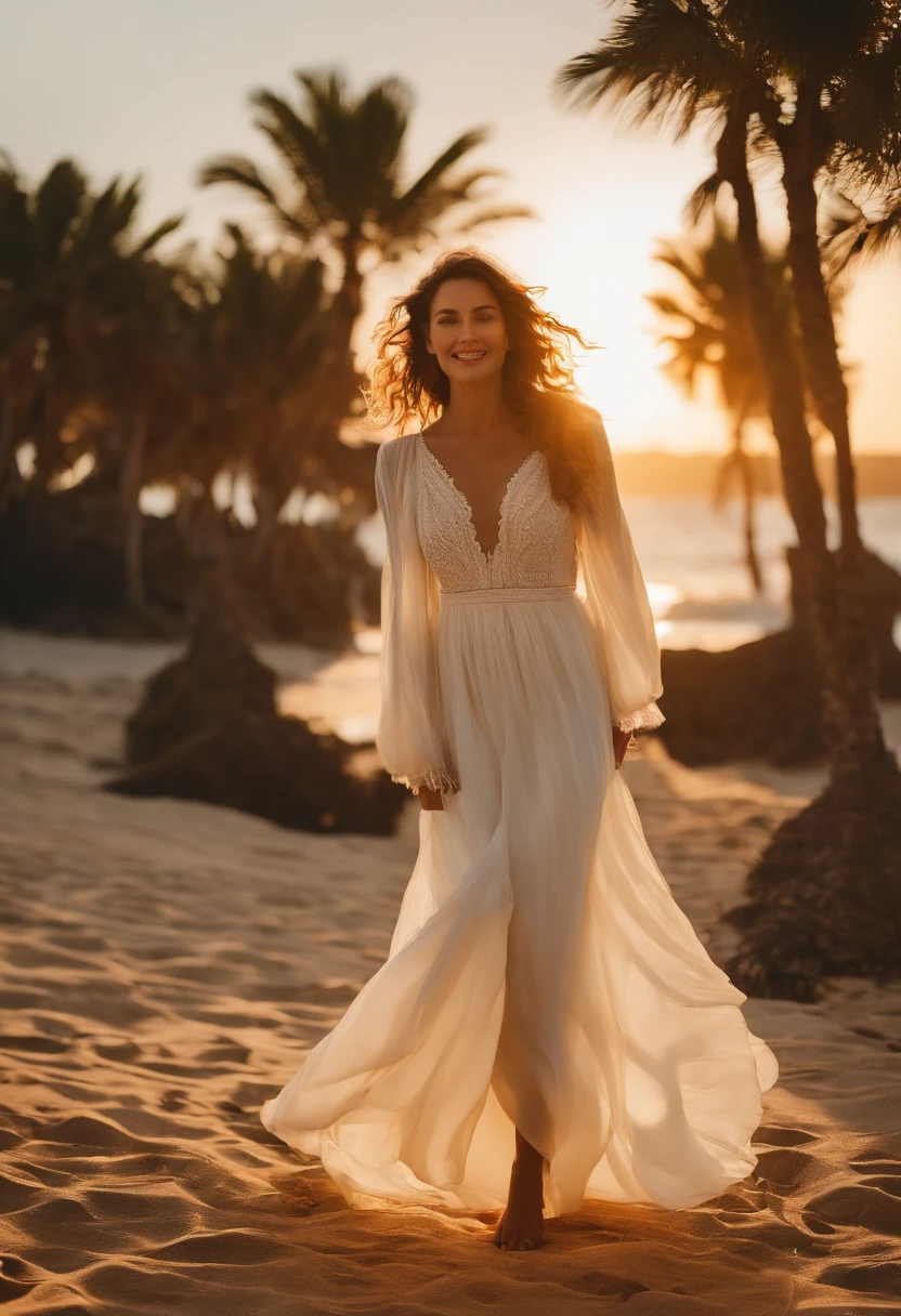/imagine prompt: color photo of "The girl by the beach"
, curly hair flowing in the breeze, a vibrant sundress billowing around her, a wide smile illuminating her face, sparkling eyes gazing into the distance, sun-kissed skin glowing with warmth , waves crashing against the shore, seagulls gliding through the air, palm trees swaying gently, a soft golden light enveloping the scene, a sense of tranquility and serenity, a touch of playful energy in the air , Canon EOS 5D Mark IV camera, Kodak Portra 400 film, 50mm lens, natural lighting, Sofia Coppola, Emmanuel Lubezki, Annie Leibovitz, Alexander McQueen, —c 10 —ar 2:3