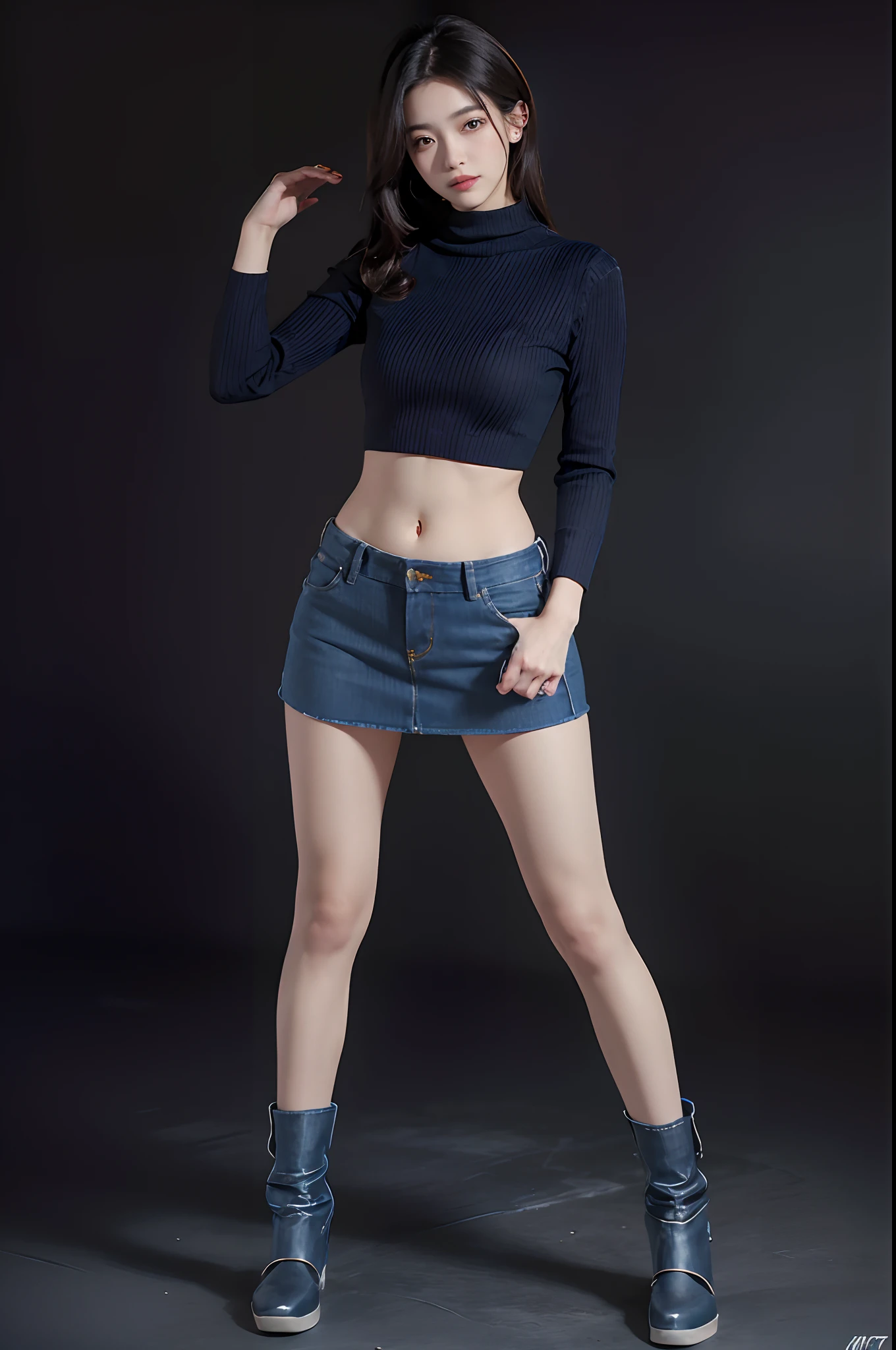 (masuter piece:1.3)、(8K、Photorealsitic、Raw photography、top-quality: 1.4)、(1girl in)、beautiful countenance、(Lifelike face)、(A dark-haired、Long)、
Beautiful hairstyle、realisticeyes、Beautiful details、(real looking skin)、Beautiful skins、absurderes、enticing、超A high resolution、A hyper-realistic、high-detail、the golden ratio、