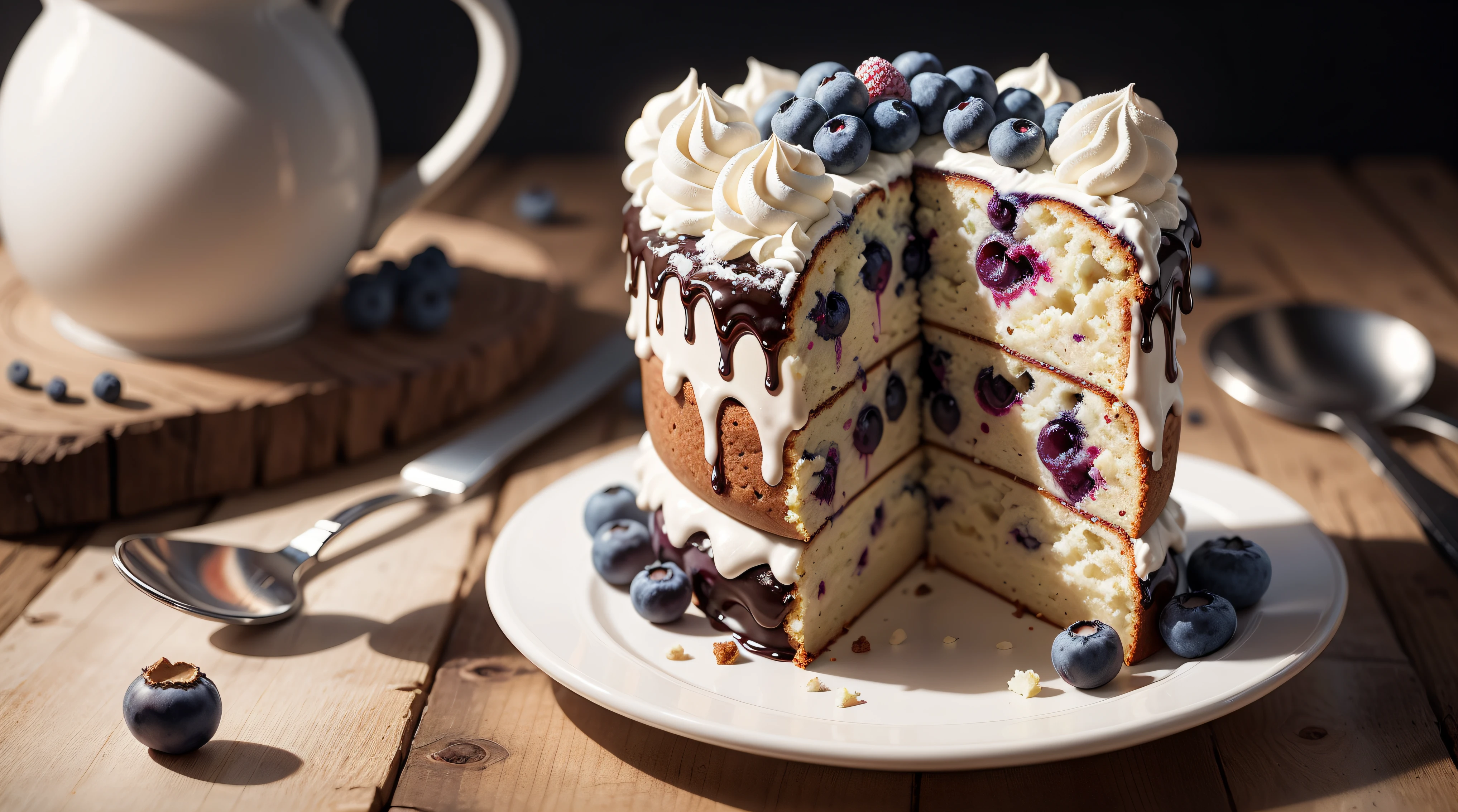 blueberry cake