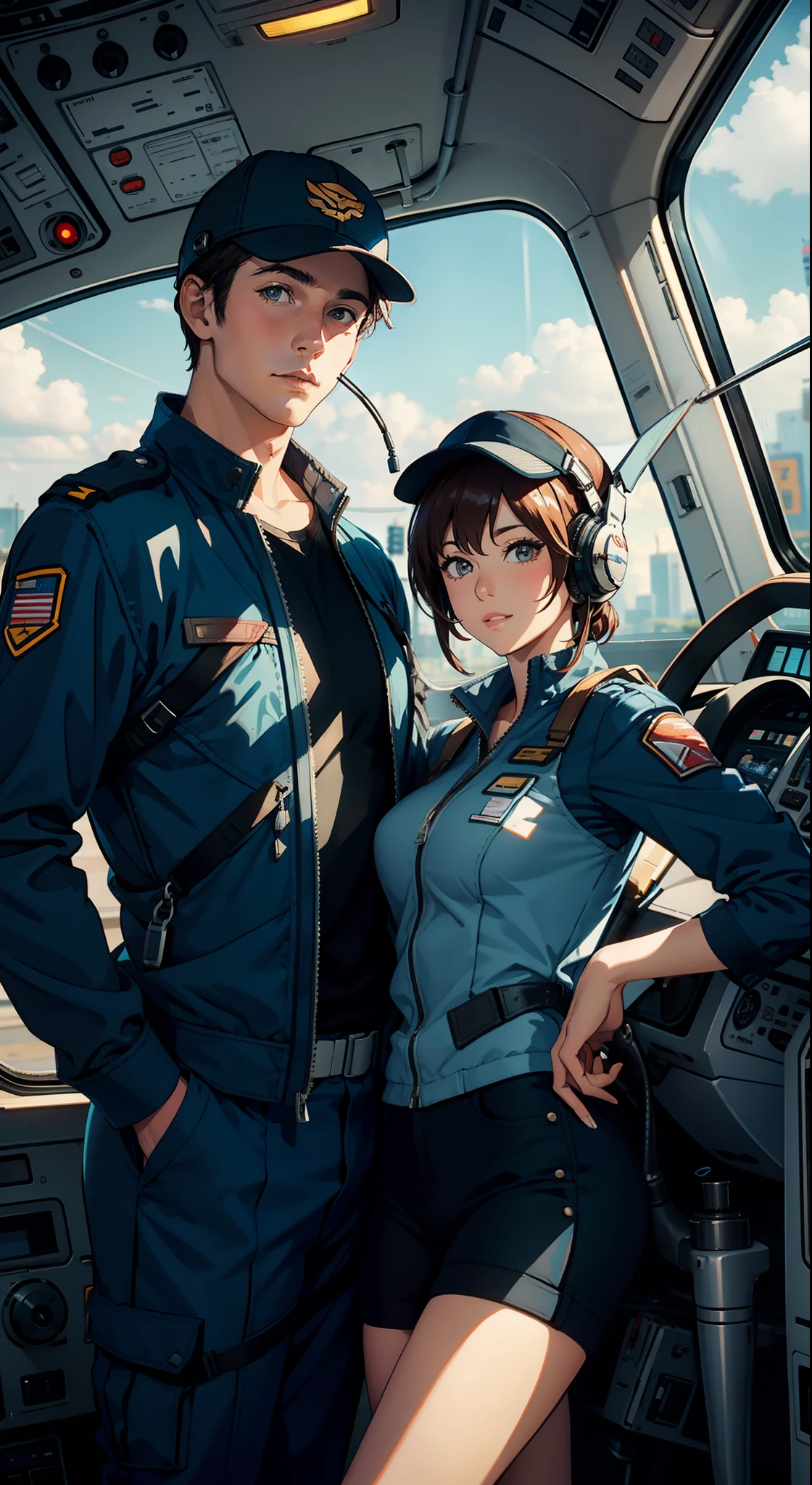 Pilot and CA couple