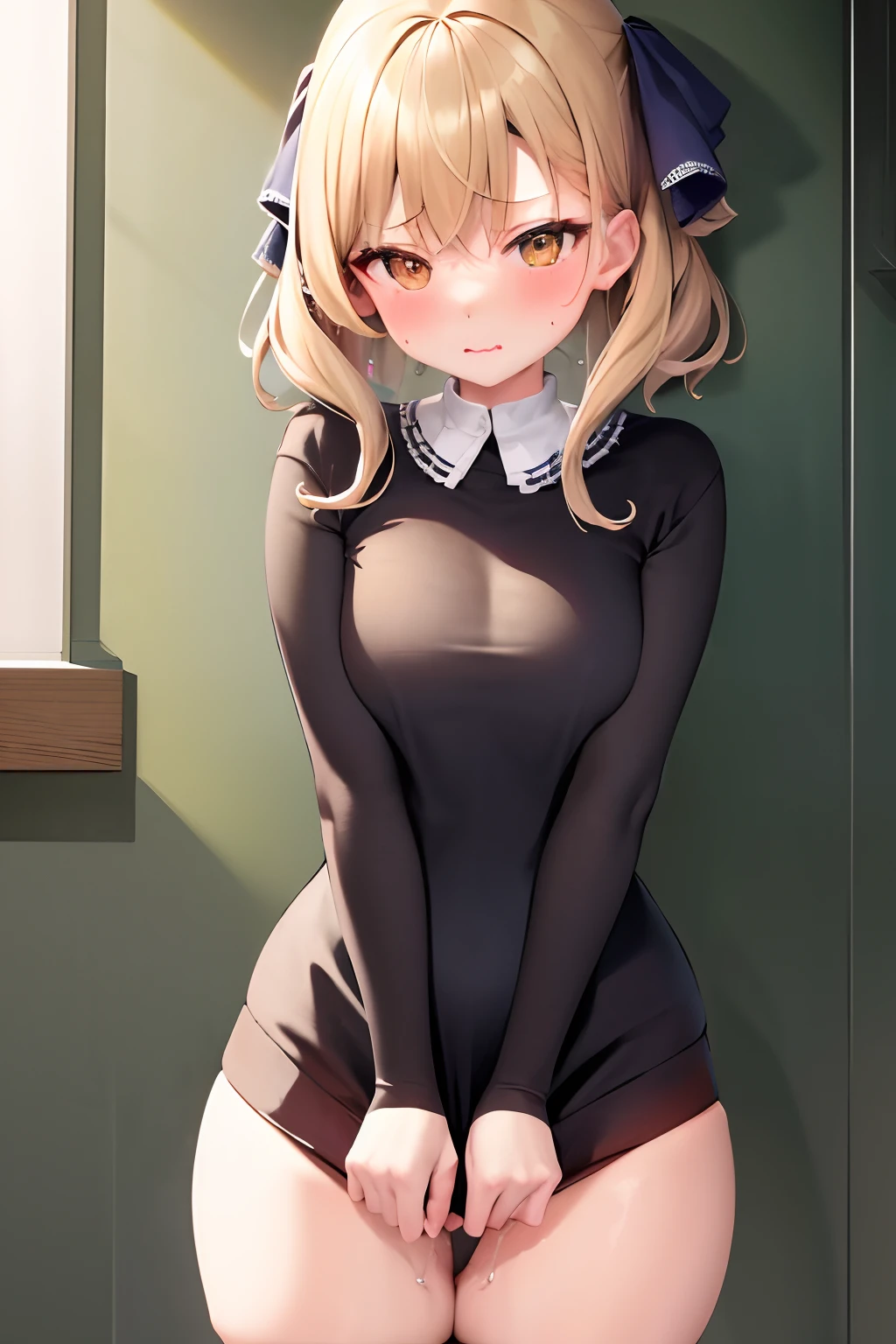​masterpiece,top-quality, 独奏, general public,girl,fullnude,Kawaii Girl,Love juice drips down to the thighs,Very blush,embarrassed from,Slim legs,Pussy,tits out