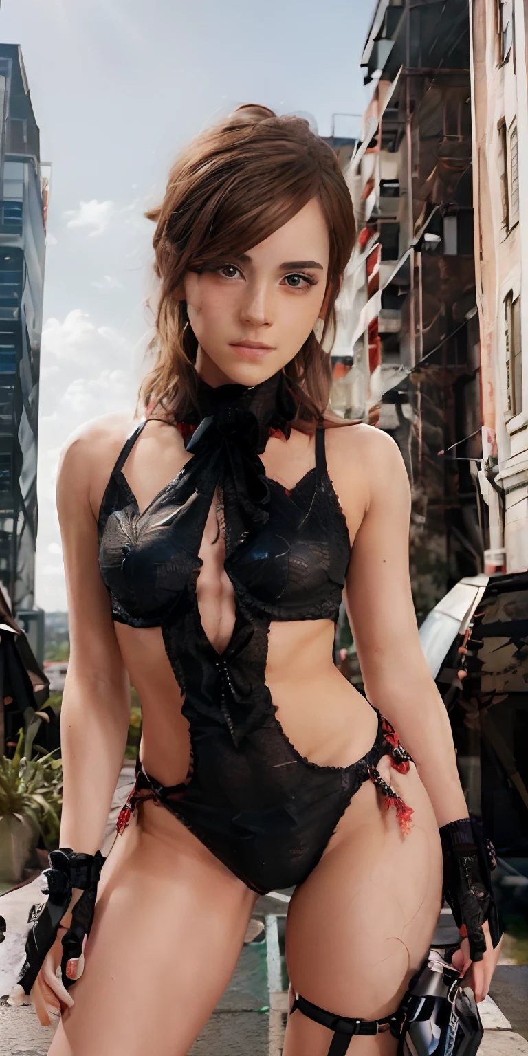 (1girl:1.3), Solo, (((Very detailed face)))), ((Very detailed eyes and face)))), Beautiful detail eyes, Body parts__, Official art, Unified 8k wallpaper, Super detailed, beautiful and beautiful, beautiful, masterpiece, best quality, original, masterpiece, super fine photo, best quality, super high resolution, realistic realism, sunlight, full body portrait, amazing beauty, dynamic pose, delicate face, vibrant eyes, (from the front), She wears Spider-Man suit, red and black color scheme, spider, very detailed city roof background, rooftop, overlooking the city, detailed face, detailed complex busy background, messy, gorgeous, milky white, highly detailed skin, realistic skin details, visible pores, clear focus, volumetric fog, 8k uhd, DSLR, high quality, film grain, fair skin, photo realism, lomography, futuristic dystopian megalopolis, translucent
