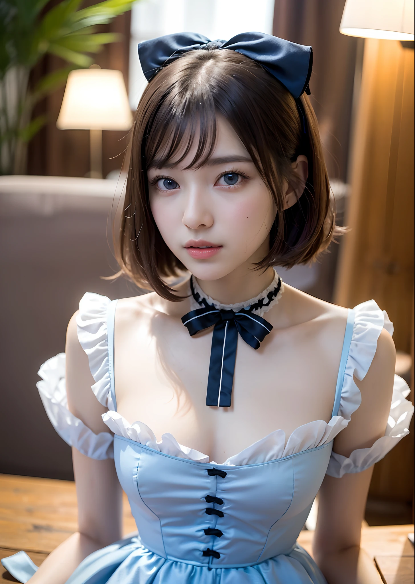 NSFW,(cammel toe),(Best Quality:1.2), female dog,(Female genitalia 1.1),in 8K, Raw photo, (Blue eyes, Lolita Fashion, :1.2), full body Esbian, Amazing Beautiful Girl, Aura with a sense of transparency,face lights, profetional lighting, Cinematic lighting, A detailed face, Bokeh background