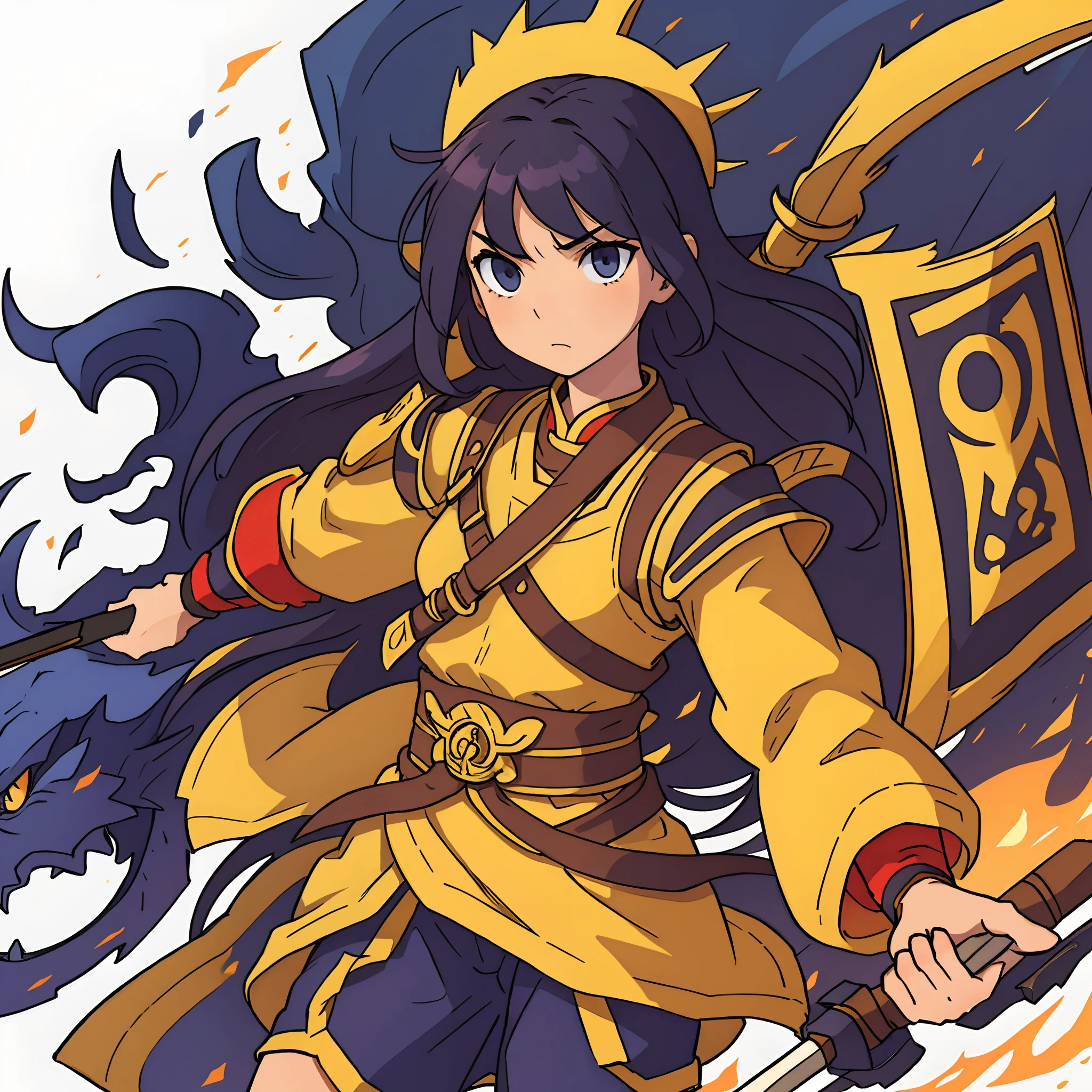 simple、A warrior、frontage、