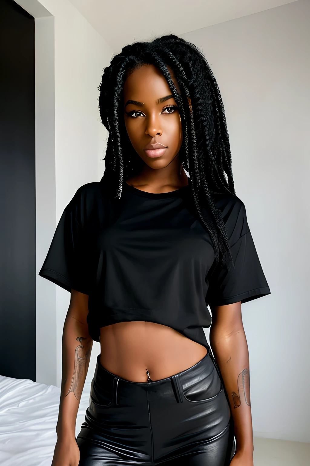 long black t-shirt