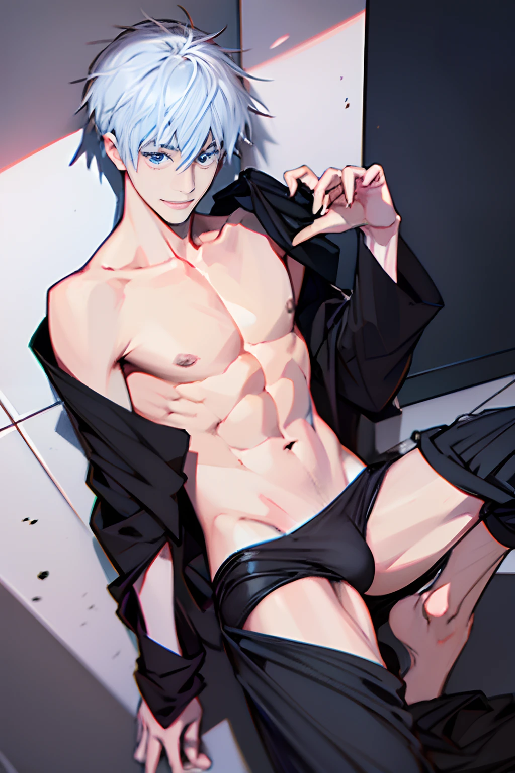 (tmasterpiece,超高分辨率,16k UHD,high qulity),low tune,full bodyesbian,looking at viewert,Shirtless, Ultra-thin thong panties,Huge bulges at the crotch,tmasterpiece,sitted,Grab short hair, Black eyes,roast, ssmile, Clip dragging, Seoul, dregs,(small heads),Precise anatomy,Precise hand structure,Wear only skinny thongs,Unity 16K wallpaper,concept-art,One guy,8K eyes,(((Mature male))),((largeeyes:1.3)),(short detailed hair),((1 American Bizo)),(photorealiscic face:1.8),broad shoulder,slips,(full bodyesbian:1.6),Male 18,