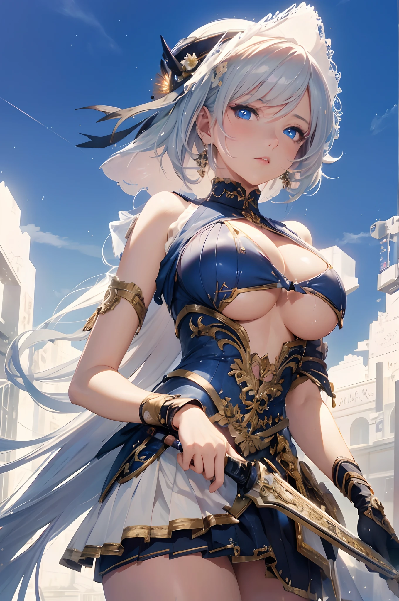 11, HDR, UHD, bestquality, masterpiece, Anime style, Beautiful girl in a beautiful flower garden, Raining, wet, Detailed raindrops, cowboy shot, Wear a beautiful dress.., Specially detailed eyes, Hyperdetailed face, intricate, thorough, Model, surface, chiaroscuro, Professional makeup, Realistic, coarse, Dominance, Picture in frame, by WLOP, Cinematic lighting, Award Winning, RTX, ray tracing, Hyper-Realistic, ethereal, post-apocalypse, dystopia, cyberpunked, nighttime, neon lights, desperation,Remove your finger.