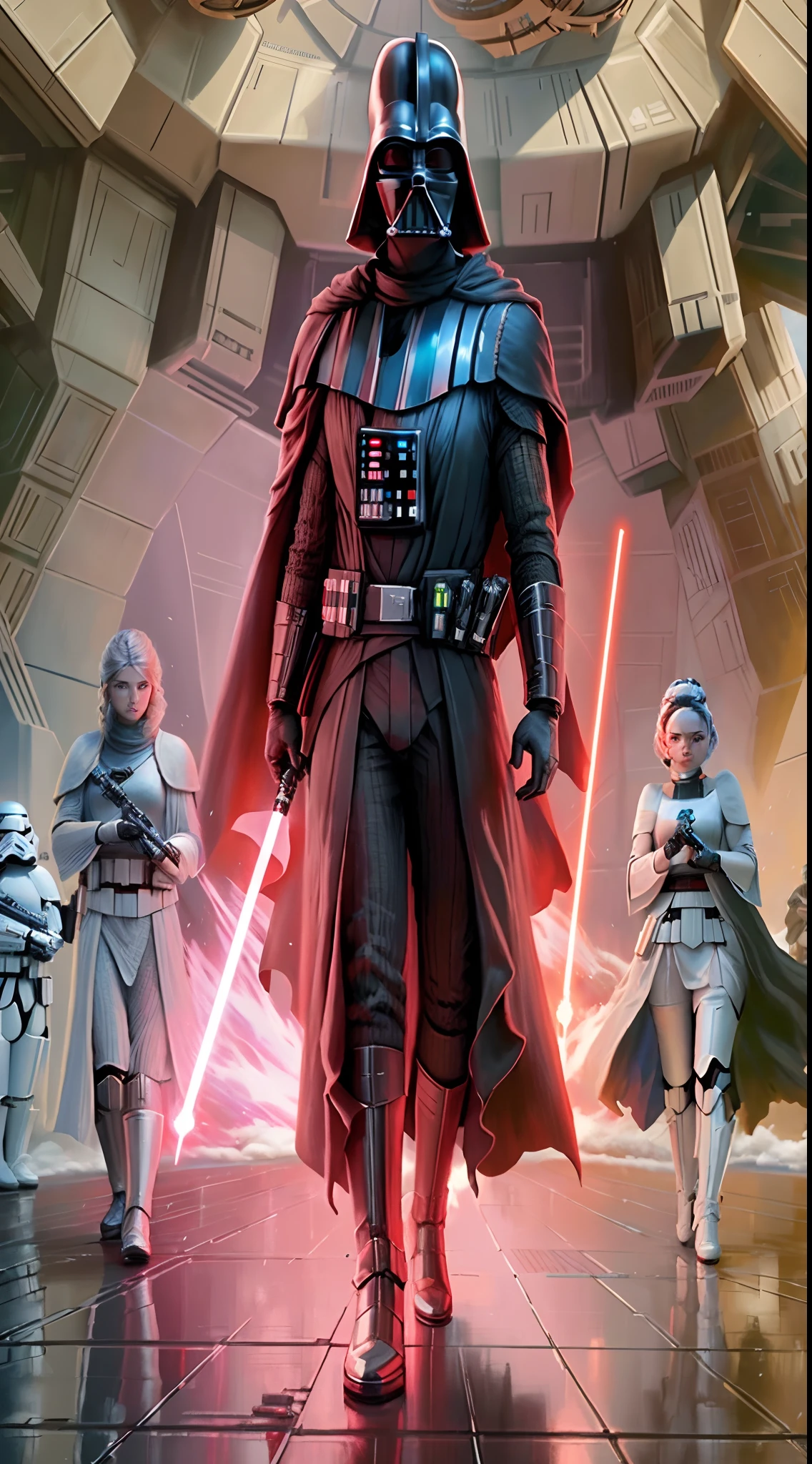 Cartaz de Star Wars: The Force Awakens, Arte Digital Star Wars, Pai, Darth Vader, Marcha Imperial, Foco em Darth Vader, Lutando contra Darth Vader, Directed by: Eddie Mendoza, arte de star wars | |, Estilo Star Wars Imperial, Retrato de Darth Vader, Directed by: Aleksander Kotsis, epic full color illustration, Cartaz de Star Wars, Directed by: Otakar Kubin, Wojtek FUS 8k ultrarrealista