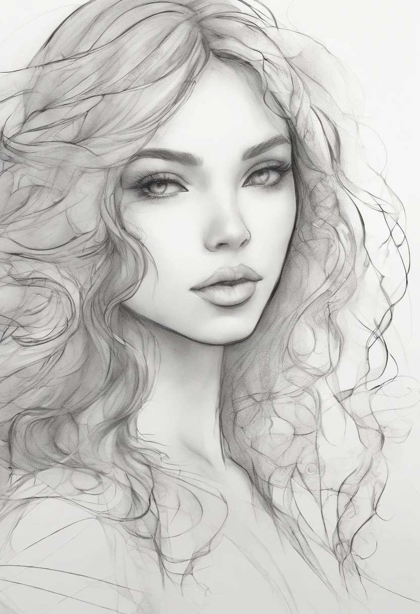 obra maestra, mejor calidad, defined black lines, dibujo para colorear, 1girl, solo, agua, chica abrazando tulipanes, fondo simple, fondo blanco, monocromo, lineart, ((sketch)),((high quality, masterpiece:1.4)), 1girl, ((upper body)), portrait sketch of an african girl wearing a veil, messy drawing, messy charcoal spots, unfinished sketch, sketchbook charcoal style drawing of a woman, sketchbook drawing, sketchbook, beautiful hair, medium short hair, beautiful face, symmetrical face, symmetrical eyes, ((paper material background)), realistic charcoal lines, imperfect drawing, charcoal crumbs, charcoal lines, imperfection, fading sketch, sQueratogray Sketch (eddiemauro-mix)