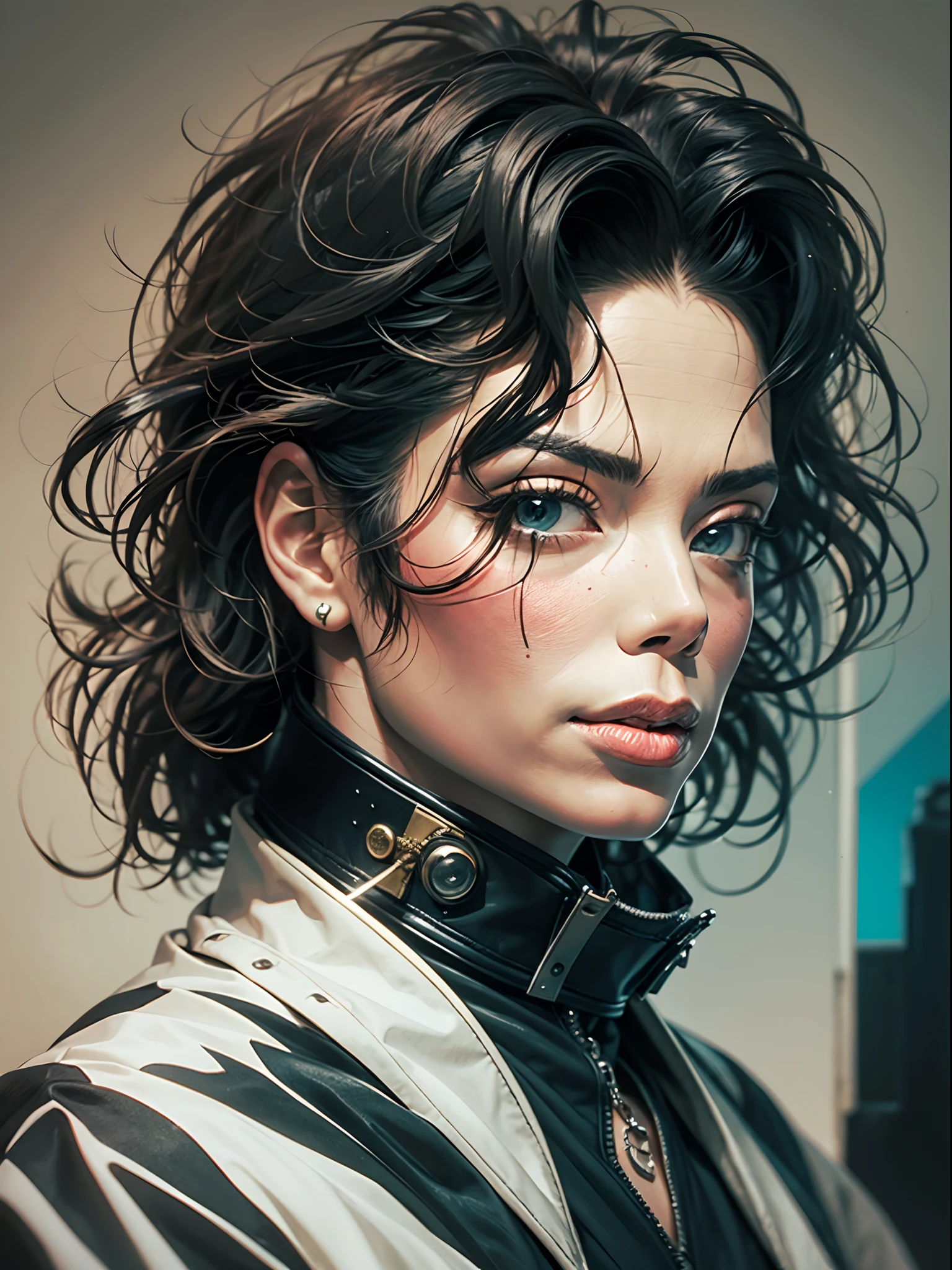 Michael Jackson, stylize image, quality UHD, realistic style. --auto --s2