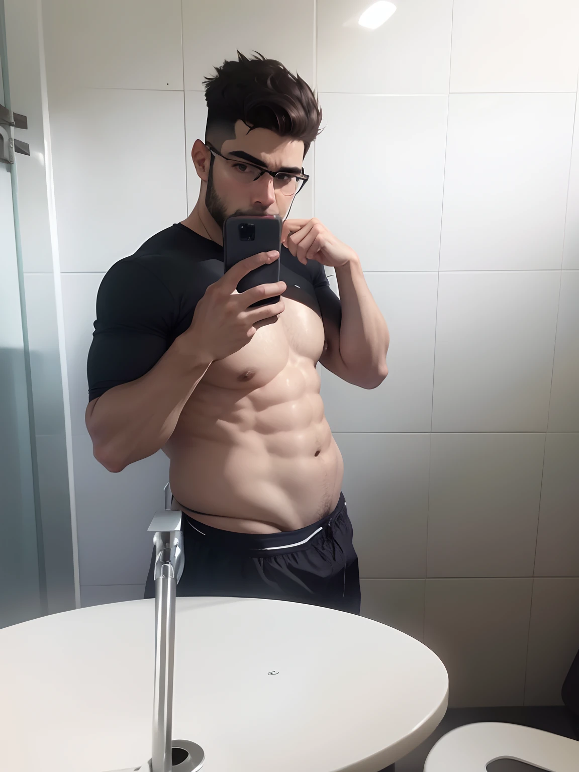 Shape mais magro cintura em v