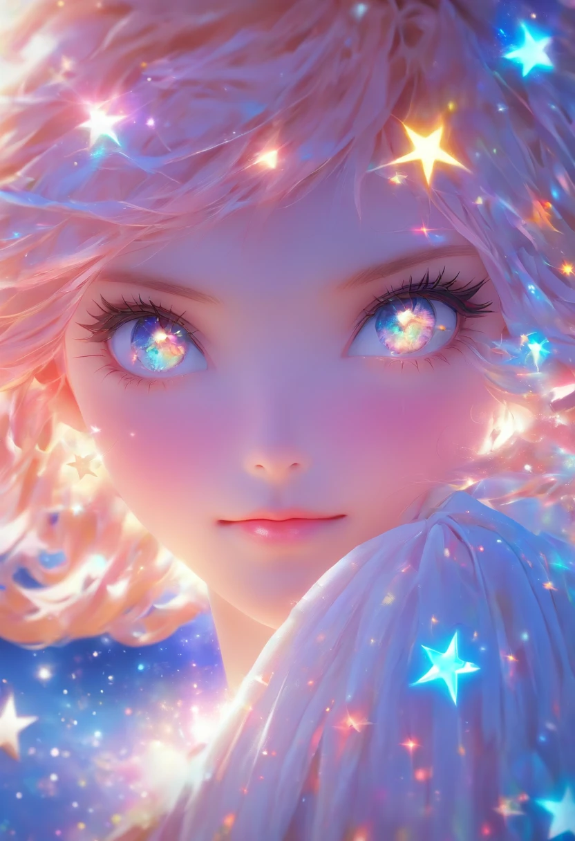 Star girl, face-up lens, full-length lens