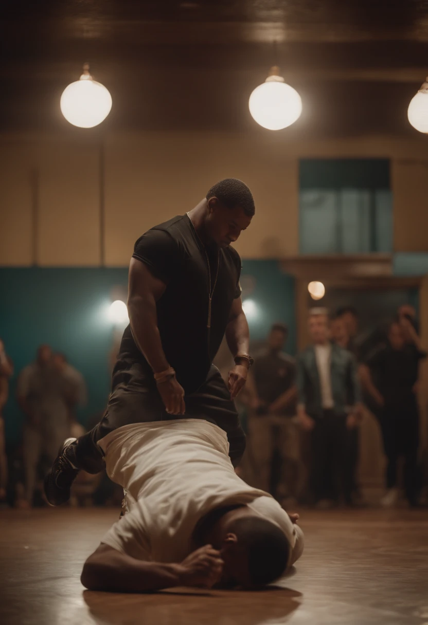 papa fransico fazendo break dance