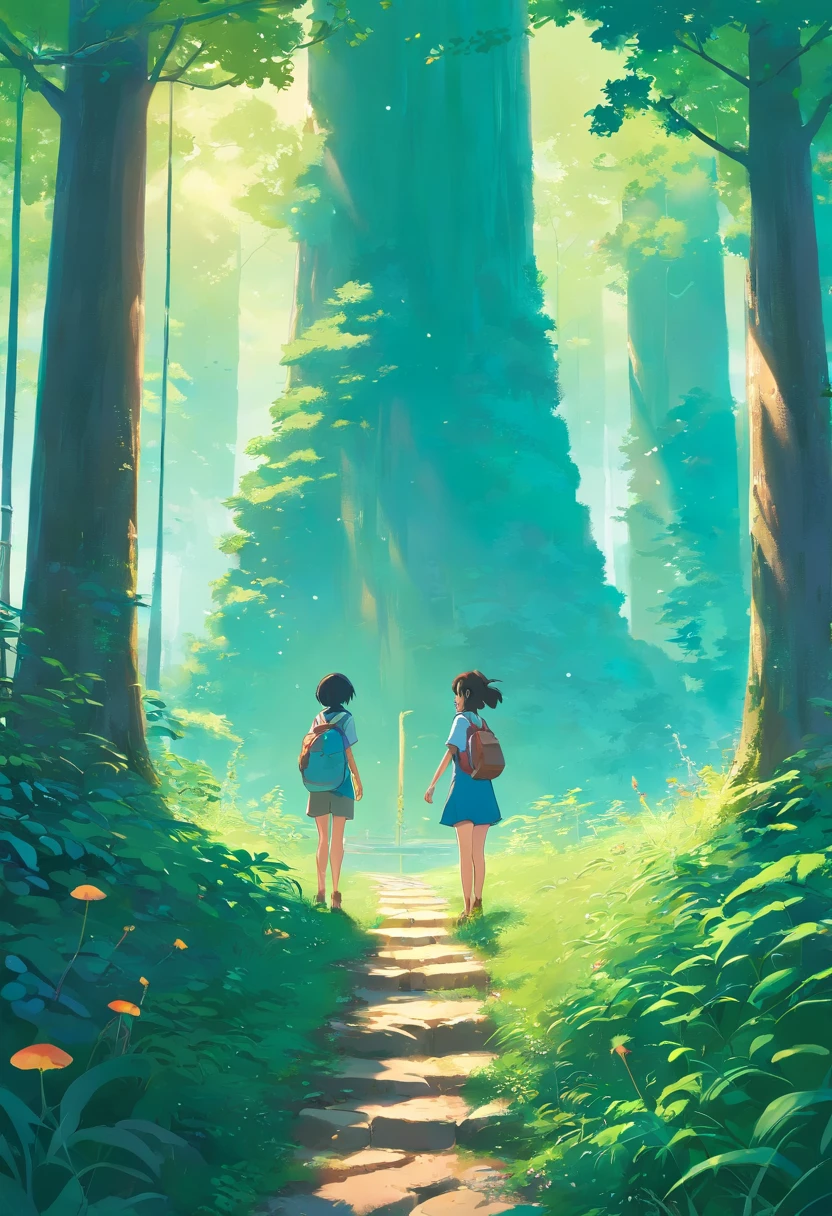 paysage champignons Disney