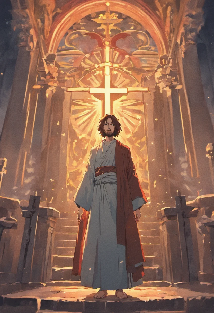 crie uma foto de jesus