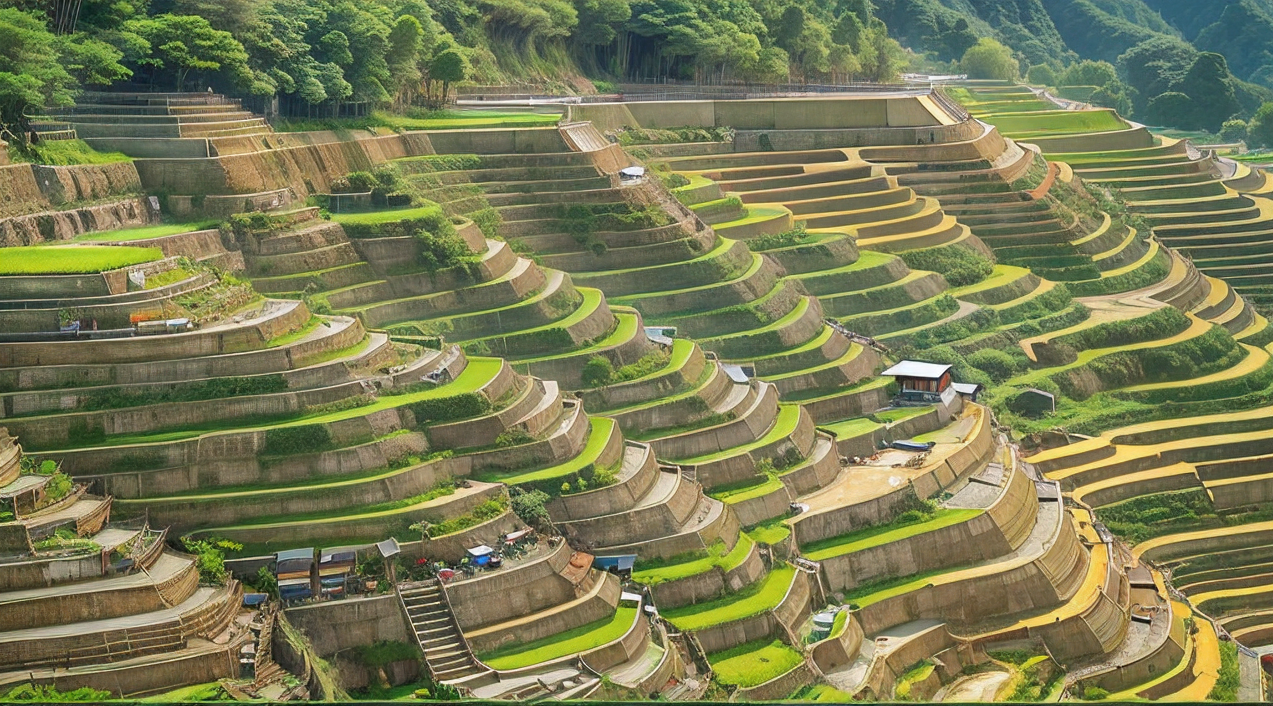 Rice terraces in Tagallalang