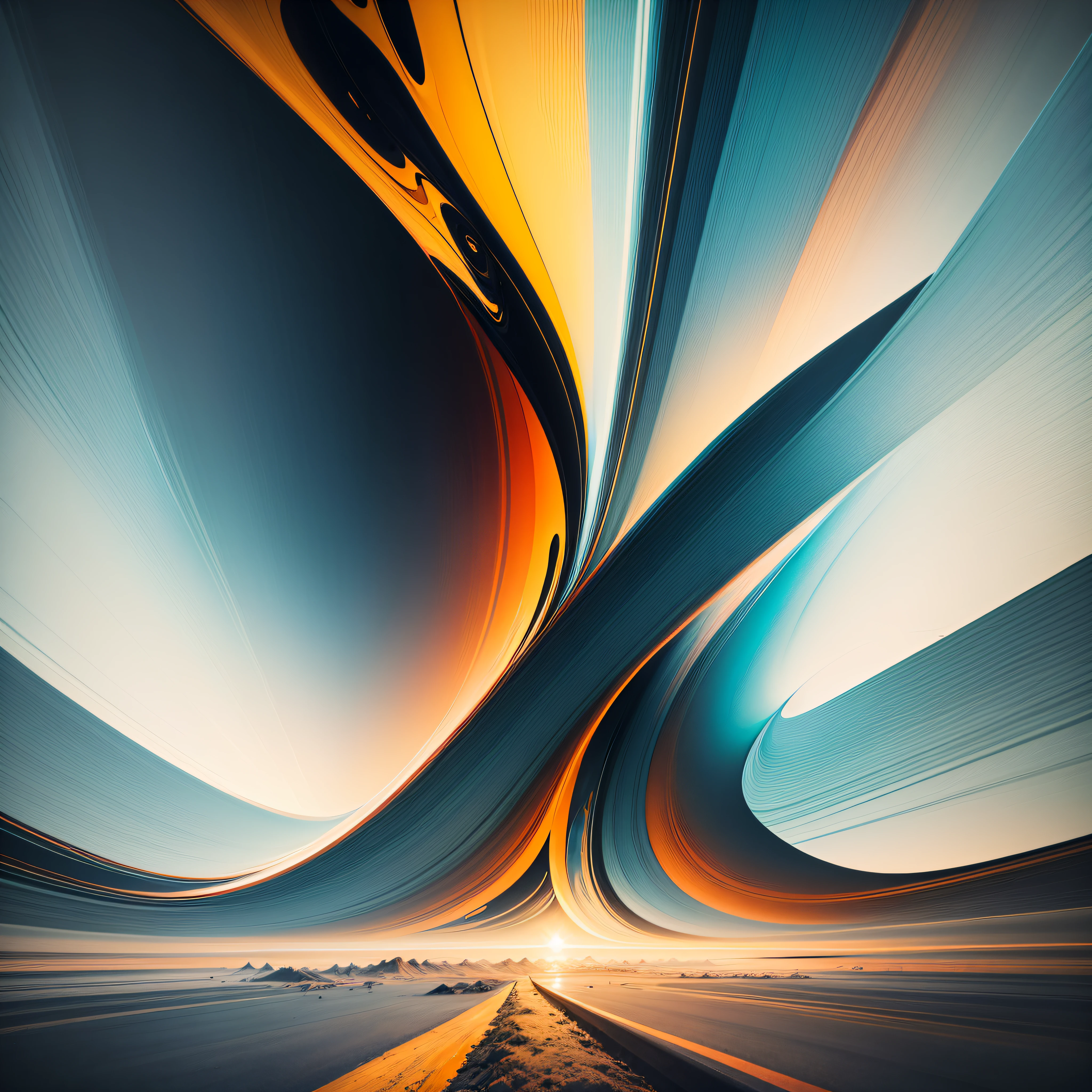 Abstract Landscapes: Artistic interpretations of landscapes in an abstract style.