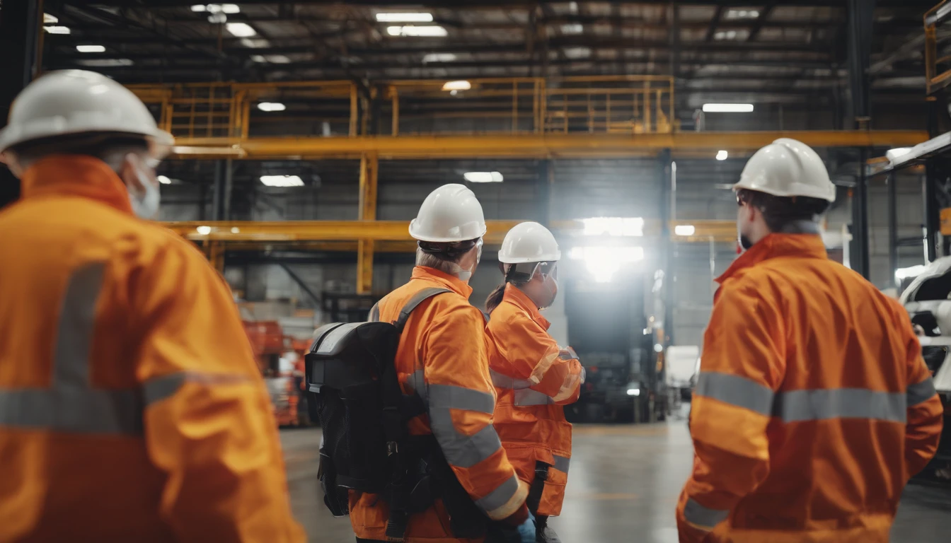 (best quality,4k,8k,highres,masterpiece:1.2),ultra-detailed,(realistic,photorealistic,photo-realistic:1.37),workplace safety technology,zero accidents,safety culture and training,protections,health care,regulations,industrial environment,advanced digital systems,monitoring equipment,preventive measures for accidents,protective clothing,detection and alarm systems,hazard identification,warnings and instructions,responsible behavior,emergency response plans,safe work practices,secure workplace environment,focus on accident prevention,clear safety guidelines,effective safety training,strict safety regulations,continuous improvement,minimum risk,advanced safety standards,zero tolerance for accidents,secure production process,hazard-free workplace,professional safety measures,cutting-edge technology and equipment,safety awareness,critical safety procedures,ensuring employee well-being,compliance with safety protocols,efficient response to emergency situations,highly secure production facilities,integrated safety solutions,sustainable safety practices,colorful and vibrant workplace,optimally lit environment,charismatic lighting effects,crisp and clean visuals,meticulous detail in machinery and equipment,healthy and vibrant environment,actively promoting safety culture,ensuring optimal health and well-being,safe and controlled work environment,innovative safety measures,precision and accuracy in safety technology,sophisticated health and safety systems,integrated accident prevention system,strict enforcement of safety measures,dependable protective gear,continuous monitoring and evaluation,strict adherence to safety rules,technologically advanced safety features,multi-layered safety protocols,infused with safety consciousness,meticulous attention to detail in safety processes,harmonious and energizing workplace ambiance,strong emphasis on employee safety,practical and effective safety strategies,flawlessly implemented safety practices,seamless integration of safety systems