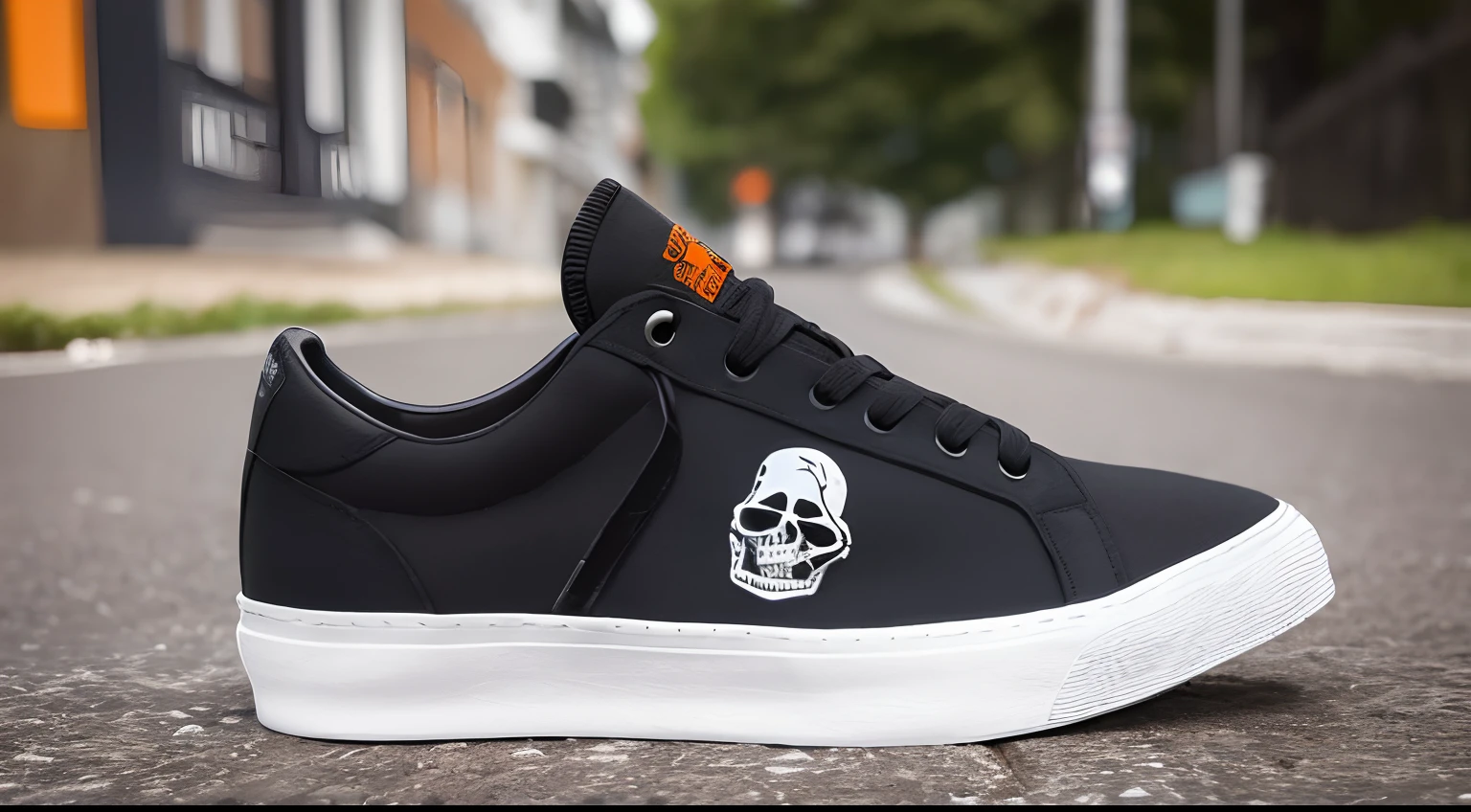A closeup of a hooded skeleton and sneakers on a street, esqueleto bonito, estilo assustador, Em um estilo de Halloween, esqueleto com olhos, arte detalhada bonito, 8 k altamente detalhado , hooded skull, painting digital adorable, desenhos animados realistas, arte digital detalhada bonito, super realista gritty, lembrou-me do Ceifador Sombrio, arte fofa