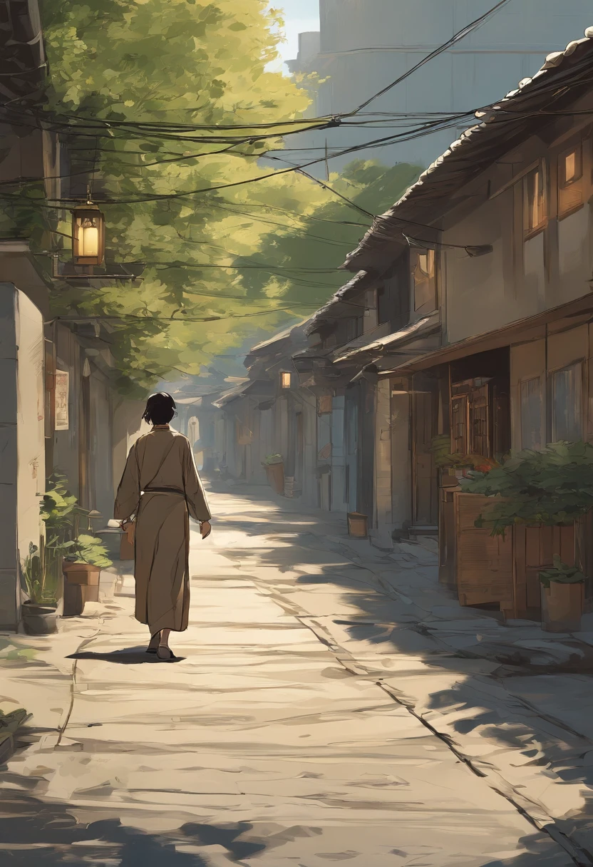 comic strip,Hong Kong comic book style,Fengyun comic style,(((Comic storyboard))),Two-dimensional picture,Estilo de Makoto Shinkai,Makoto Shinkai manga art,s girl,The narrow streets of the town,starrysky,vibrant with colors,super-fine,Smooth lines,high qulity,8K,tmasterpiece