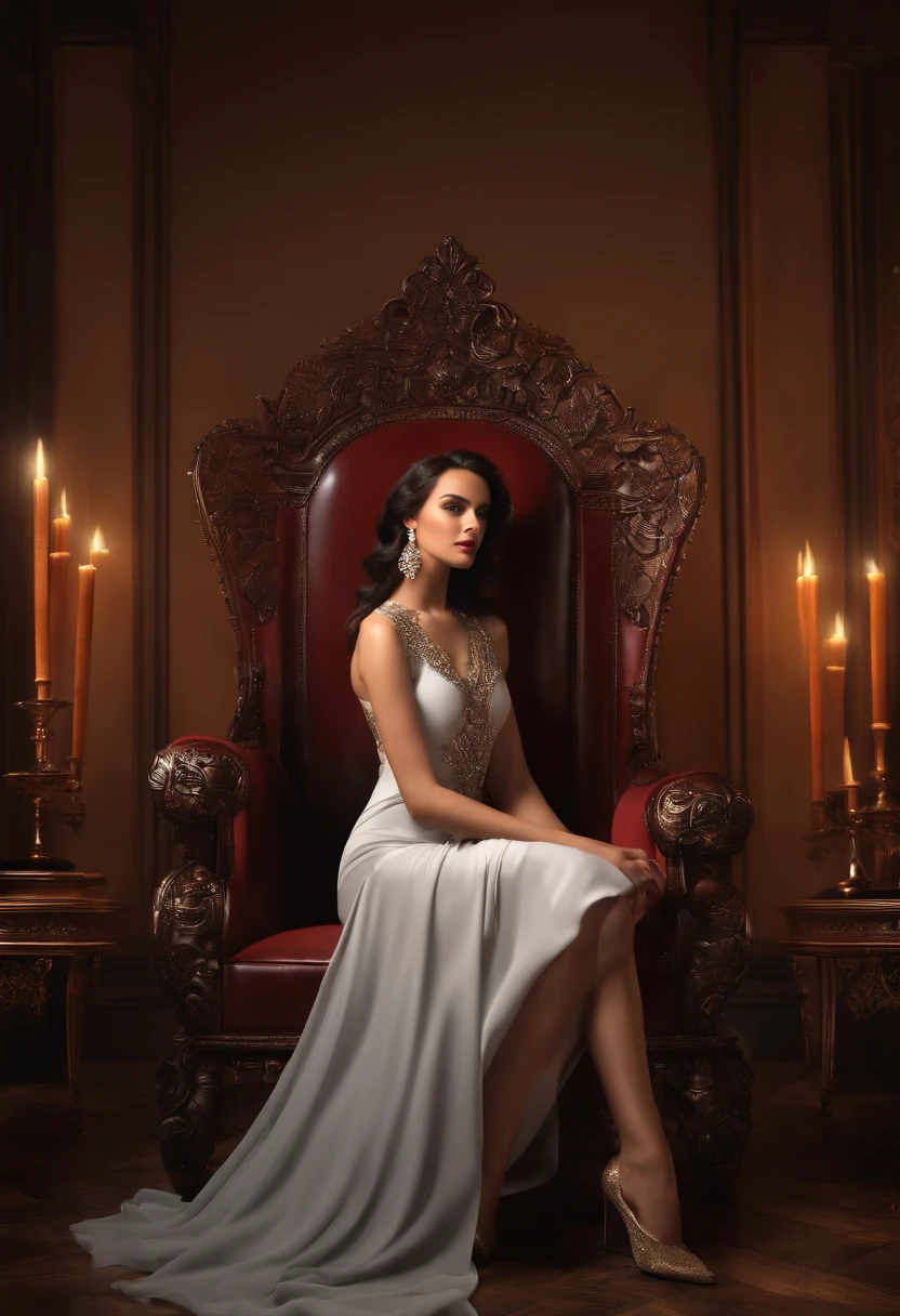 Txt2Img
default
03:15:42
"(Exquisite detailed CG Unity 8k wallpaper, Masterpiece quality with stunning realism), (Best Illumination, Best Shadow), (Best Quality), (Elegant and diabolical style:1.2), Sit gracefully in an intricately carved chair, wearing in (Leather Suit:1.2), (piercing black eyes+Long black hair:0.8), Surrounded by an ominous and dark atmosphere, Dramatic and impressive lighting highlights, Imbued with a surreal fantasy feel".