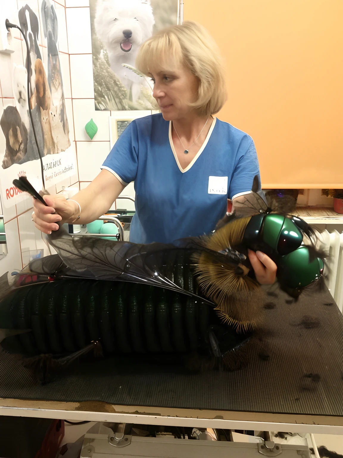 a huge fly