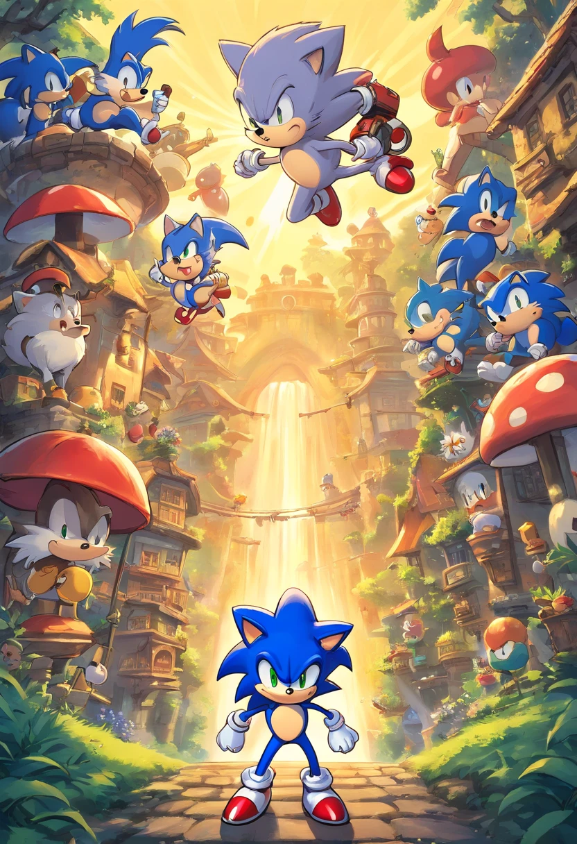 sonic the hedgehog,estilo jogo cuphead